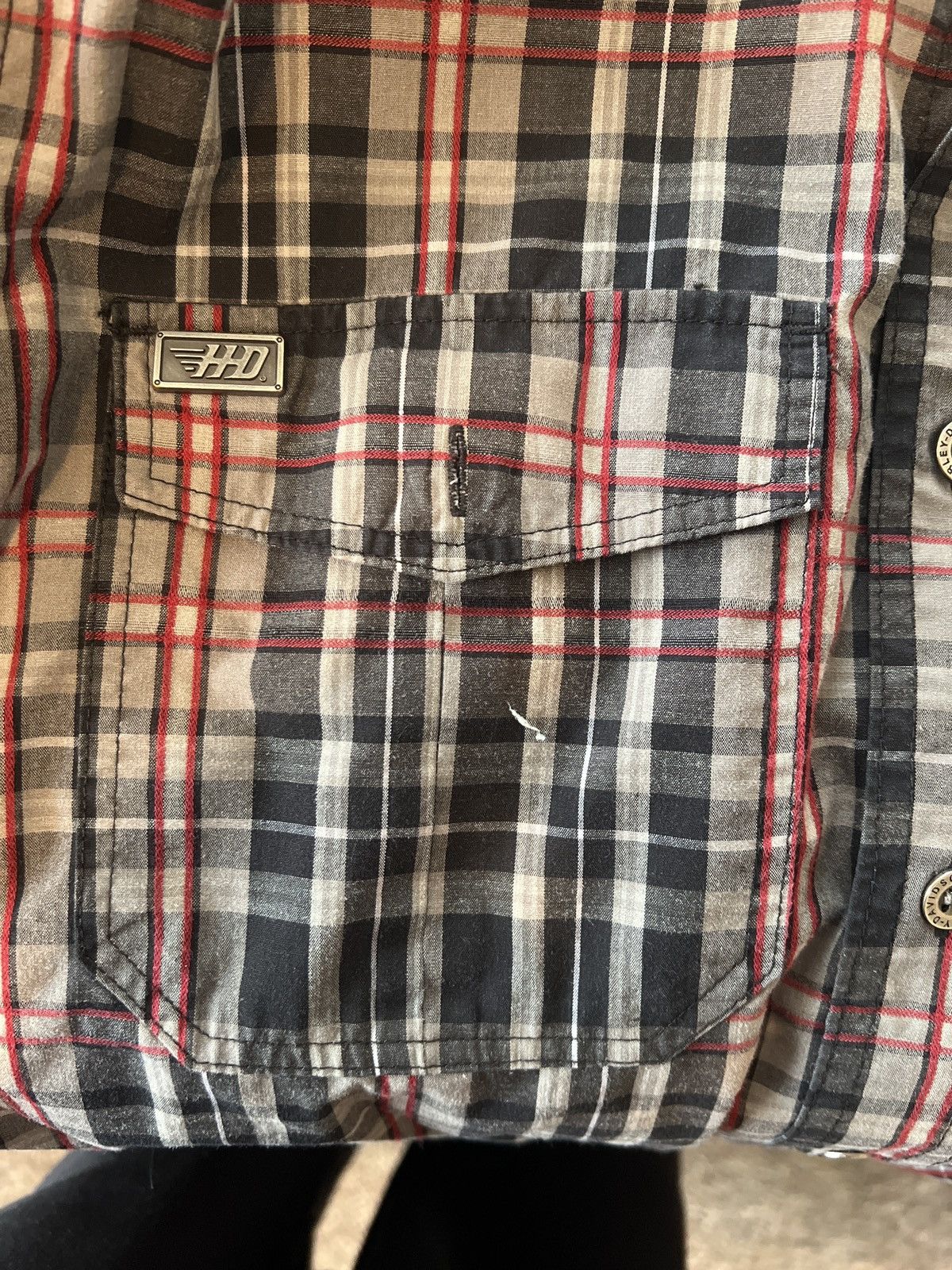 Harley Davidson Cropped Harley Davidson Button Up Size US M / EU 48-50 / 2 - 4 Thumbnail