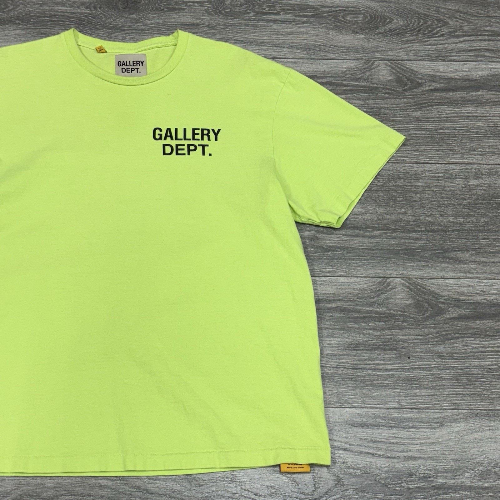 Gallery Dept. Gallery Dept Souvenir Tee ' Lime Green ' | ONLY WORN 1x Size US L / EU 52-54 / 3 - 5 Thumbnail