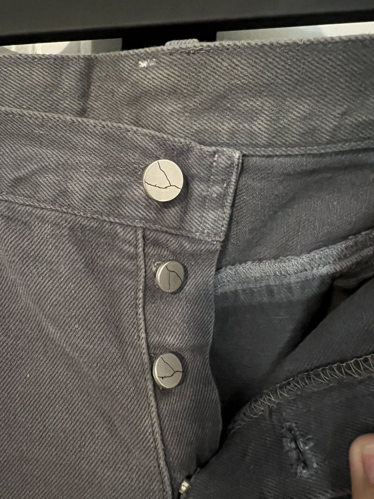 Unsound Rags Unsound Faded Slate Grey Jeans Size US 34 / EU 50 - 4 Thumbnail