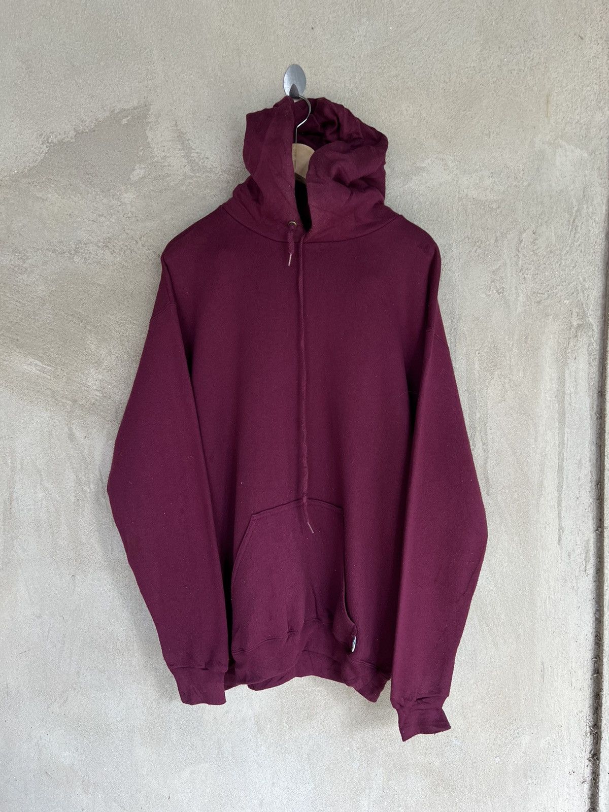 Vintage Vintage Discus Plain Hoodies Size US M / EU 48-50 / 2 - 2 Thumbnail