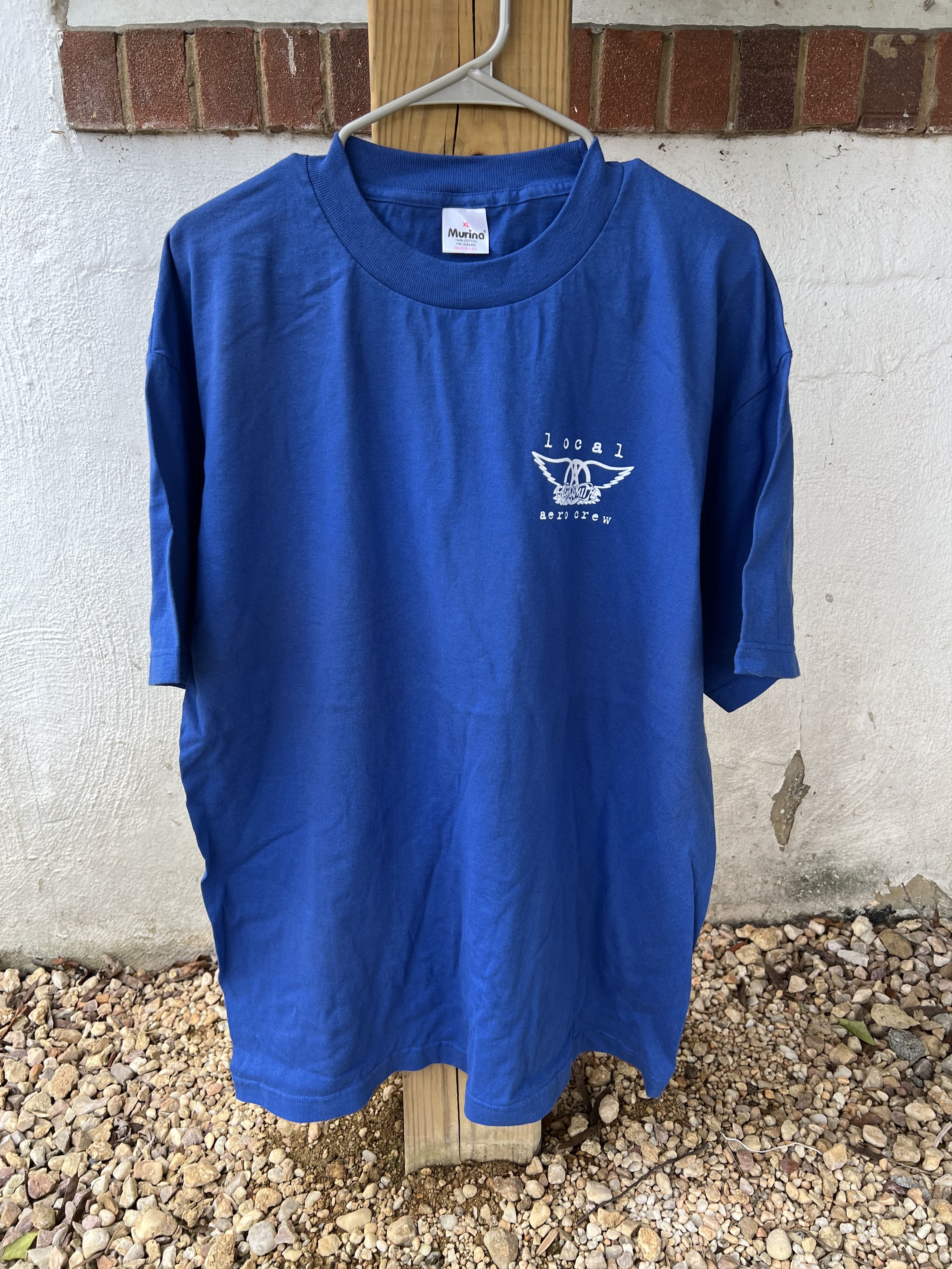 Aerosmith 1996 Local Crew Tour Tee Murina Tag Made in USA Size US XL / EU 56 / 4 - 1 Thumbnail