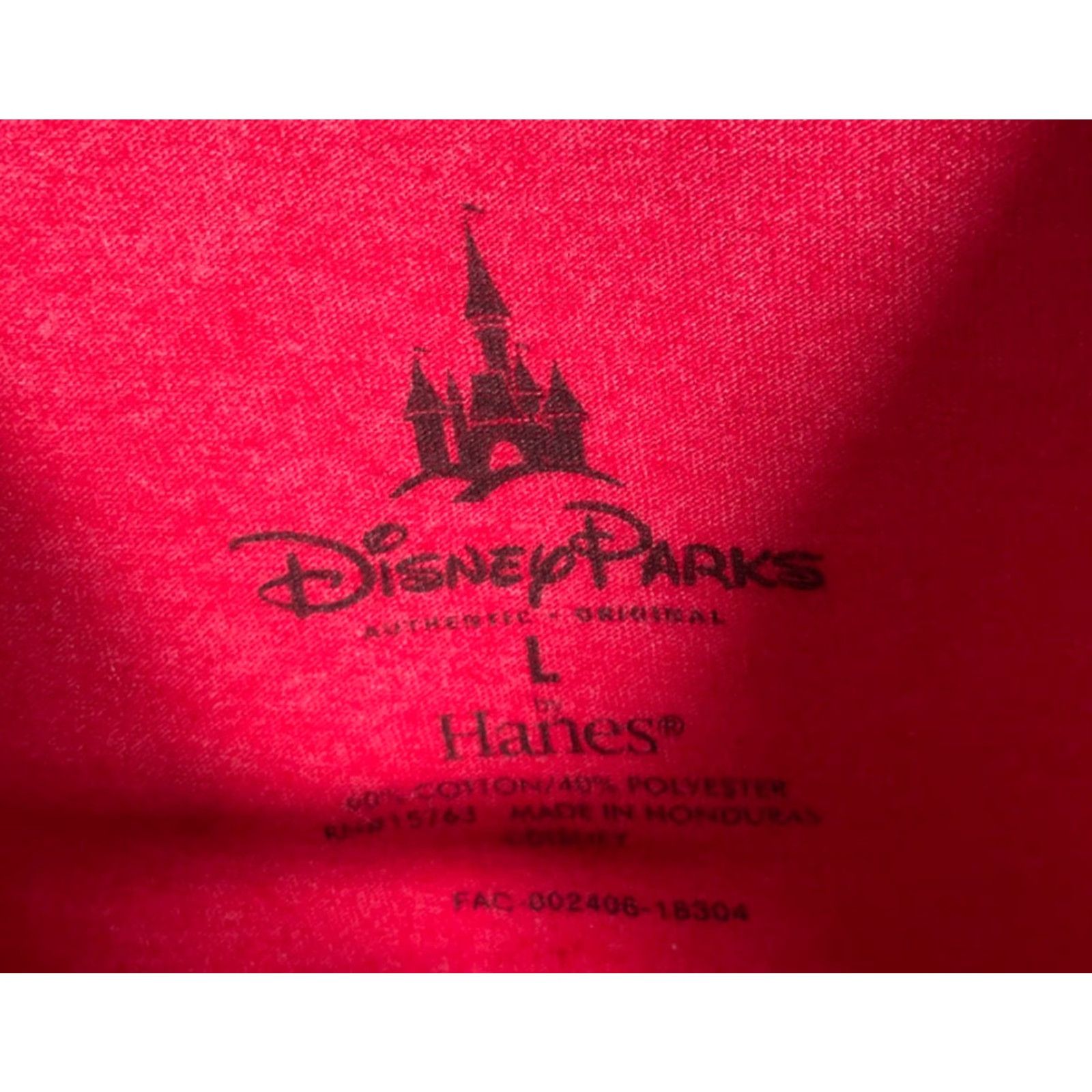 Disney Disney Parks Authentic Mickey Mouse T-Shirt Adult Large Red Retro 90s Cartoon Big Print Clothing Mens Clothing Size US L / EU 52-54 / 3 - 3 Thumbnail