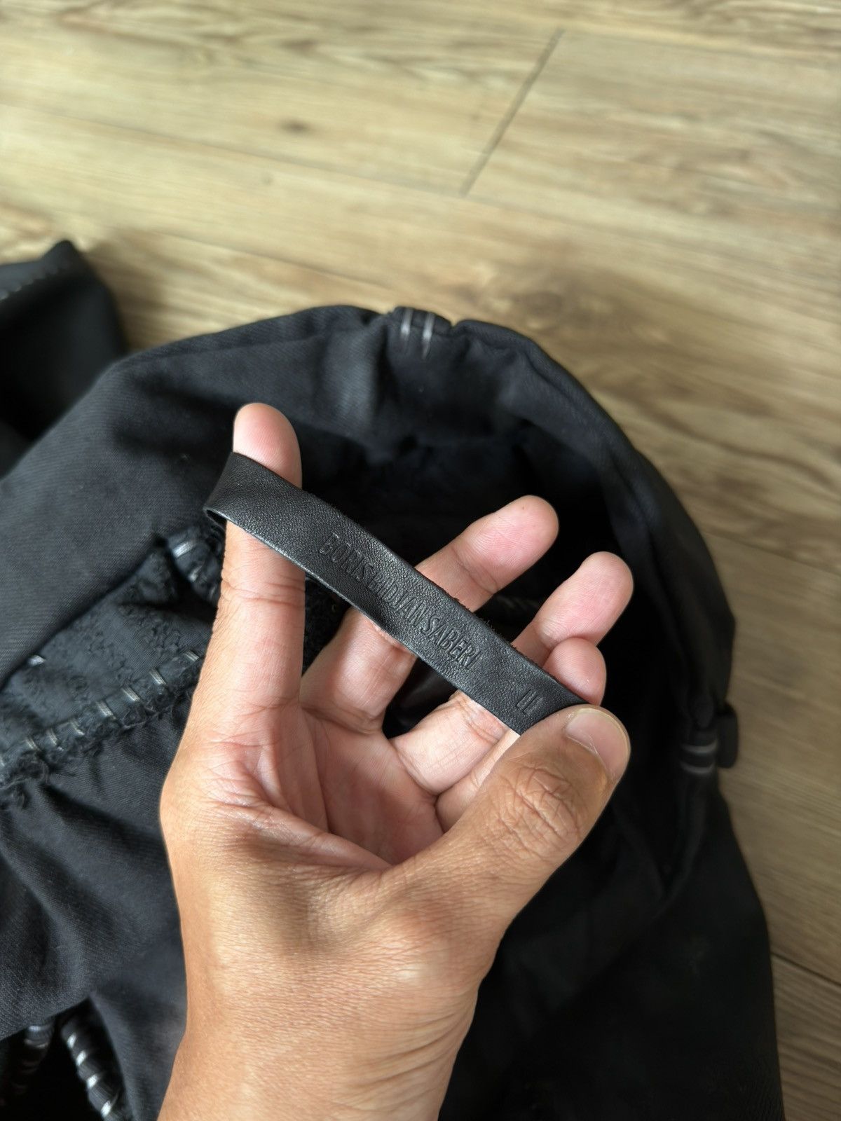 Boris Bidjan Saberi Boris Bidjan Saberi PH13 HS Handstitched Black Pants Size US 33 - 5 Thumbnail