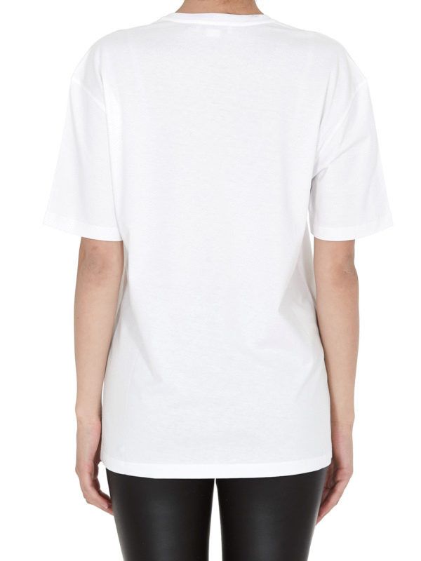 Alexander McQueen o1y0325 T-Shirt in Black & White Size XS / US 0-2 / IT 36-38 - 4 Thumbnail