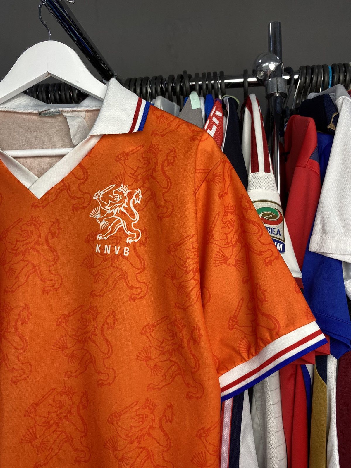 Lotto Sport 1992/94 LOTTO NETHERLANDS HOME SOCCER FOOTBALL JERSEY SHIRT Size US L / EU 52-54 / 3 - 5 Thumbnail