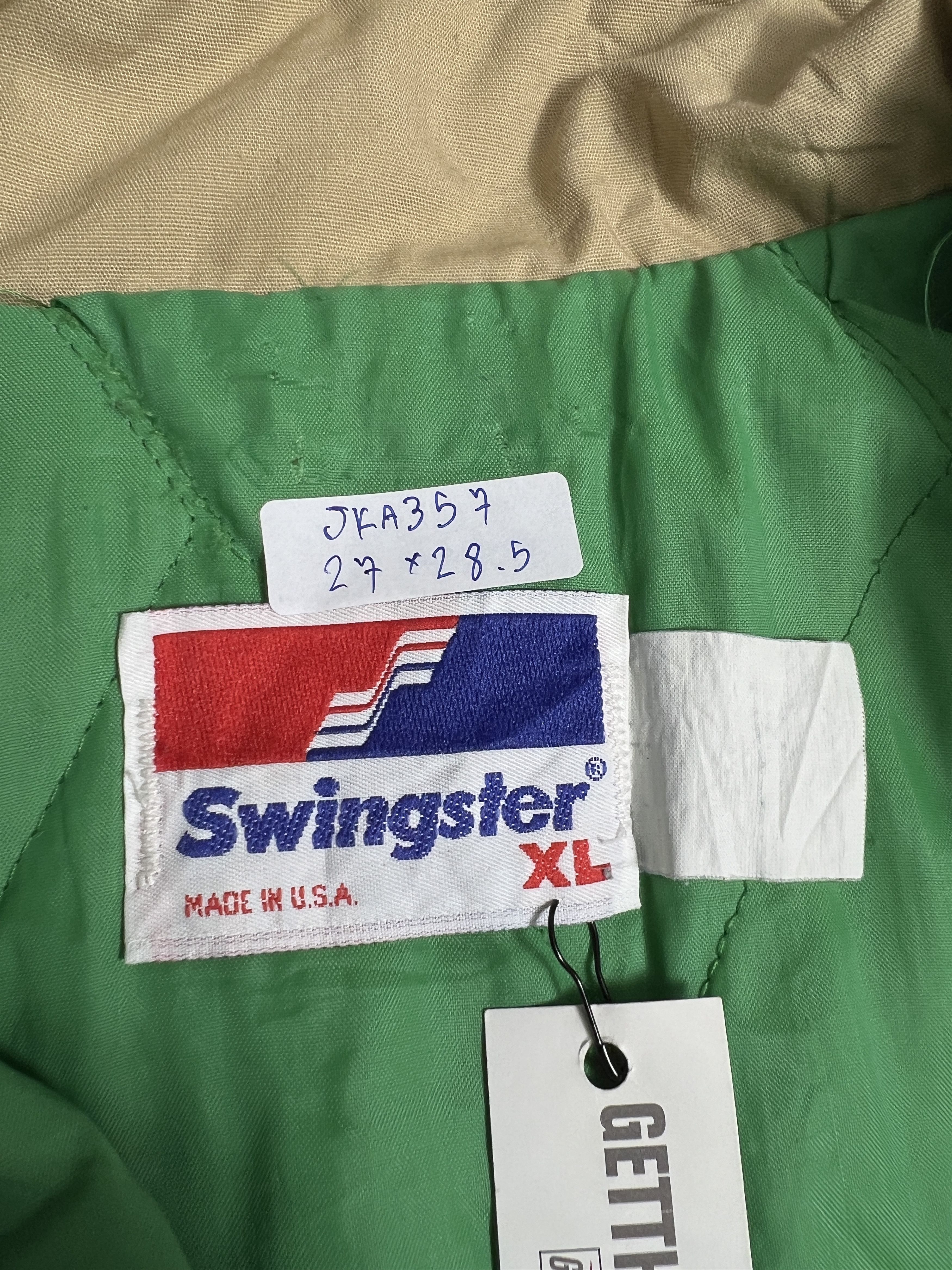 Swingster Vintage 90s Swingster Worker Bomber Jacket (XL) JKA357 Size US XL / EU 56 / 4 - 3 Thumbnail