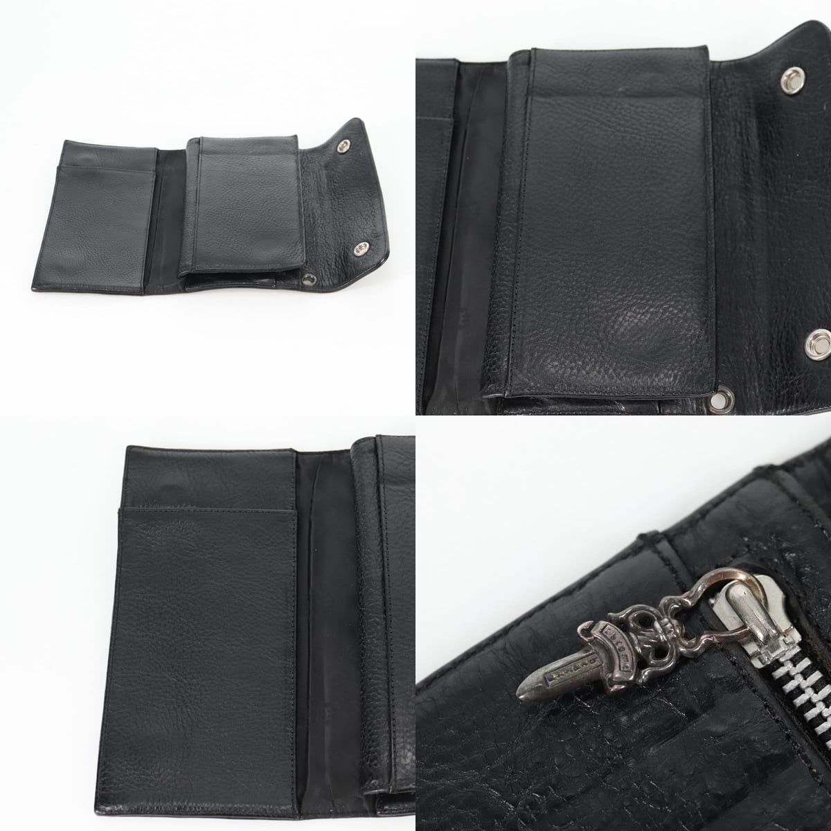 Chrome Hearts Chrome Hearts Wave Cross Ball Long Wallet Size ONE SIZE - 7 Thumbnail