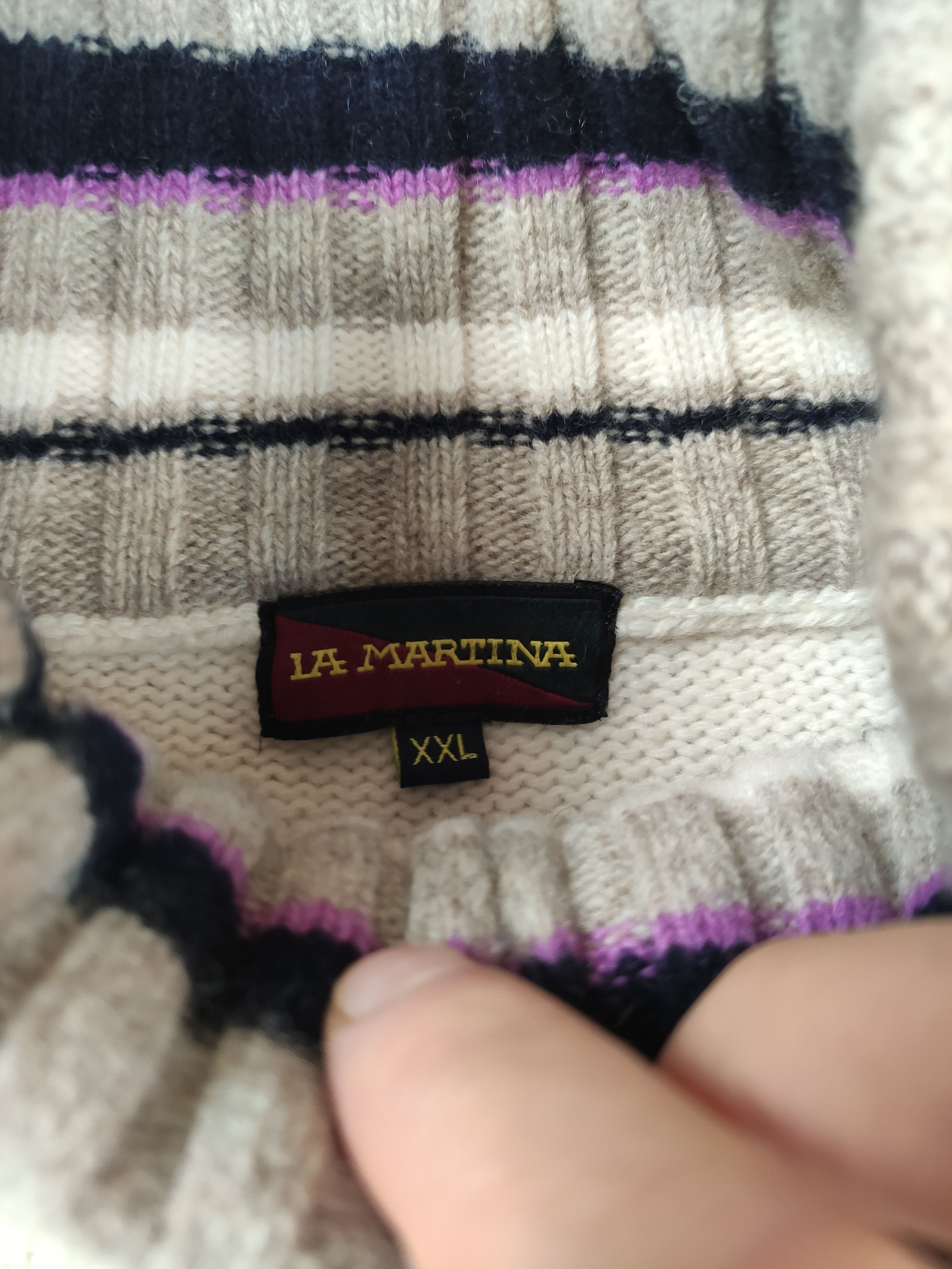 La Martina La Martina Wool sweater halfzip 1/4 jumper Size US XL / EU 56 / 4 - 7 Thumbnail