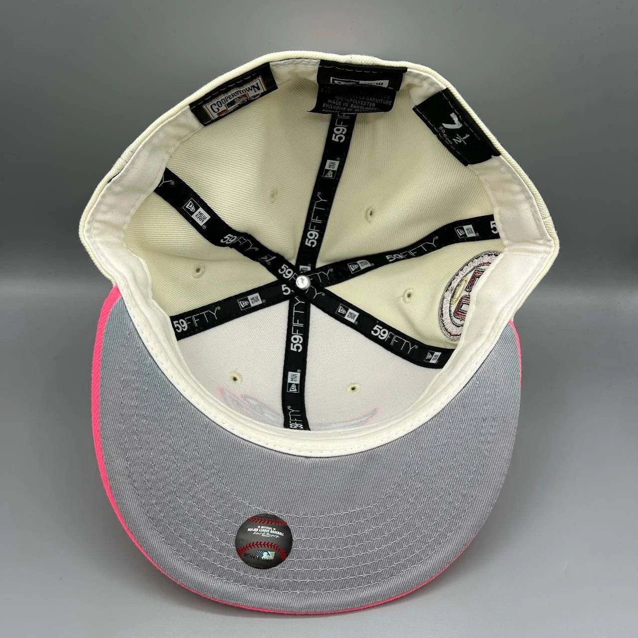 New Era Los Angeles LA Angels Hat Men 7 1/2 Embroidered Fitted Cap Size ONE SIZE - 2 Thumbnail