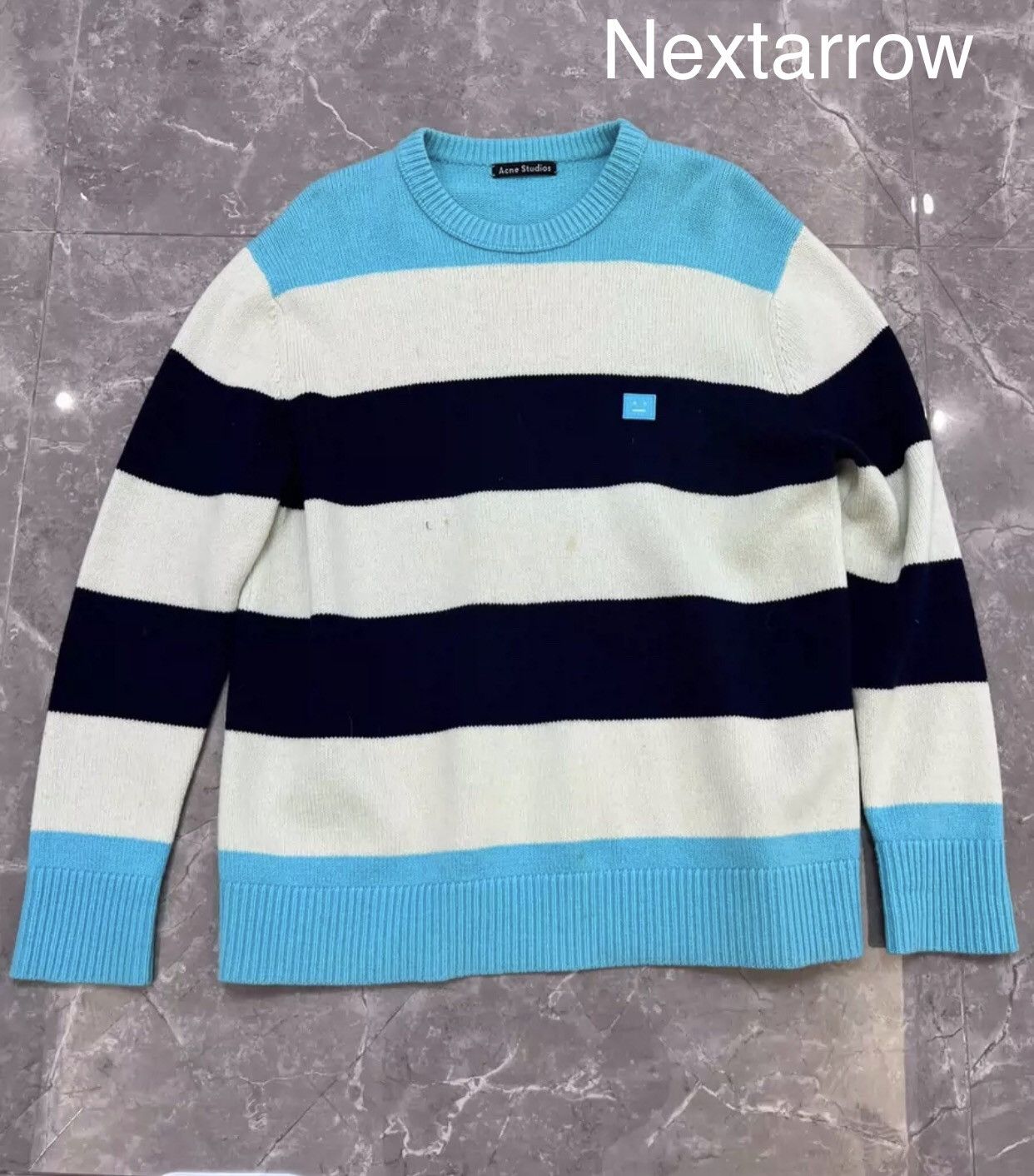 Acne Studios acne studios Striped smiley sweater 2410-Nextarrow 