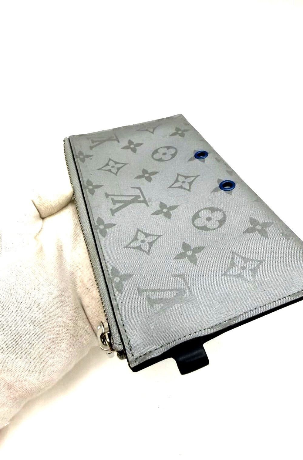 Louis Vuitton Louis Vuitton Monogram Satellite Alpha Pouch - Silver/Grey Size ONE SIZE - 7 Thumbnail