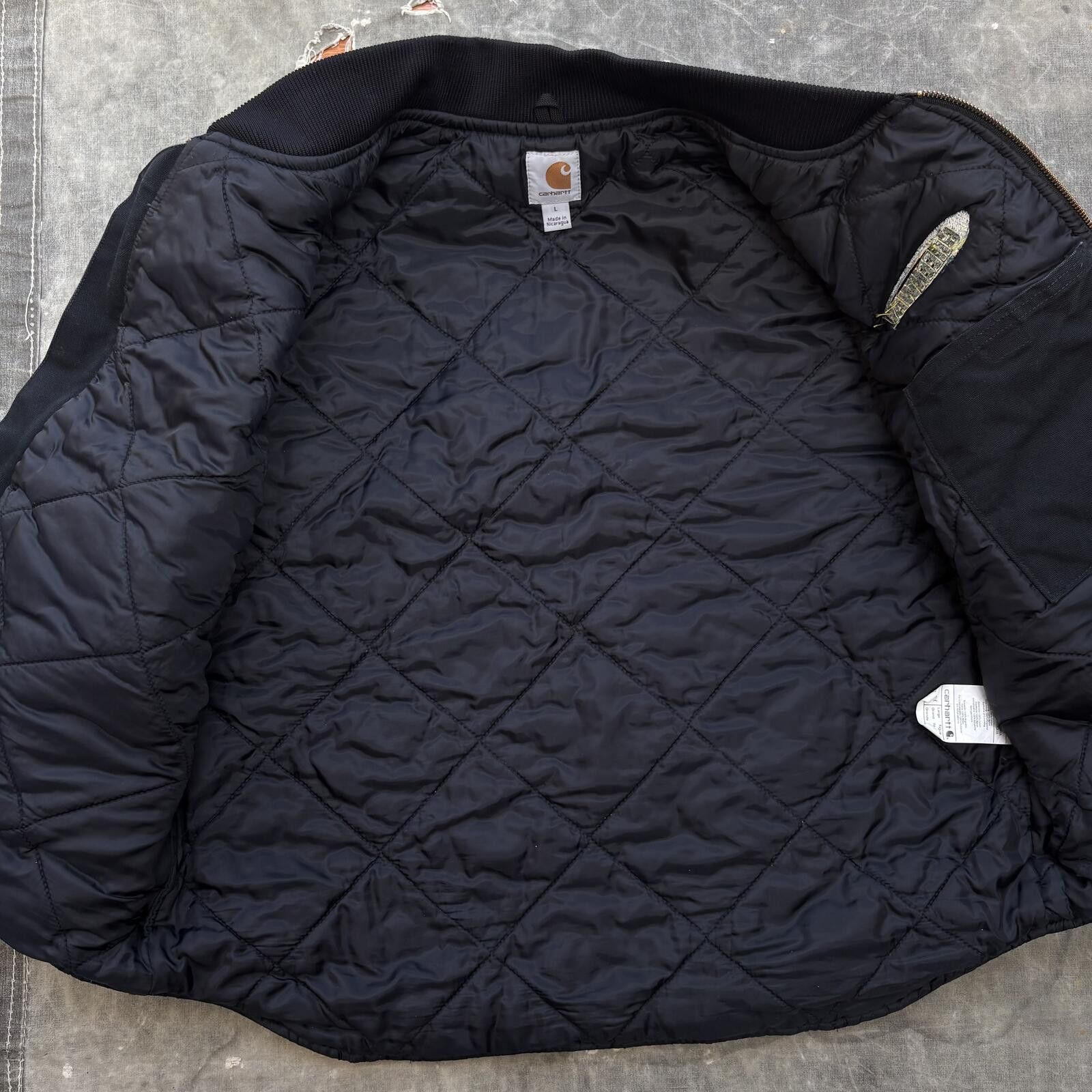 Carhartt Vintage 90s Y2K Black Carhartt Workwear Grunge Canvas Vest Size US L / EU 52-54 / 3 - 6 Thumbnail
