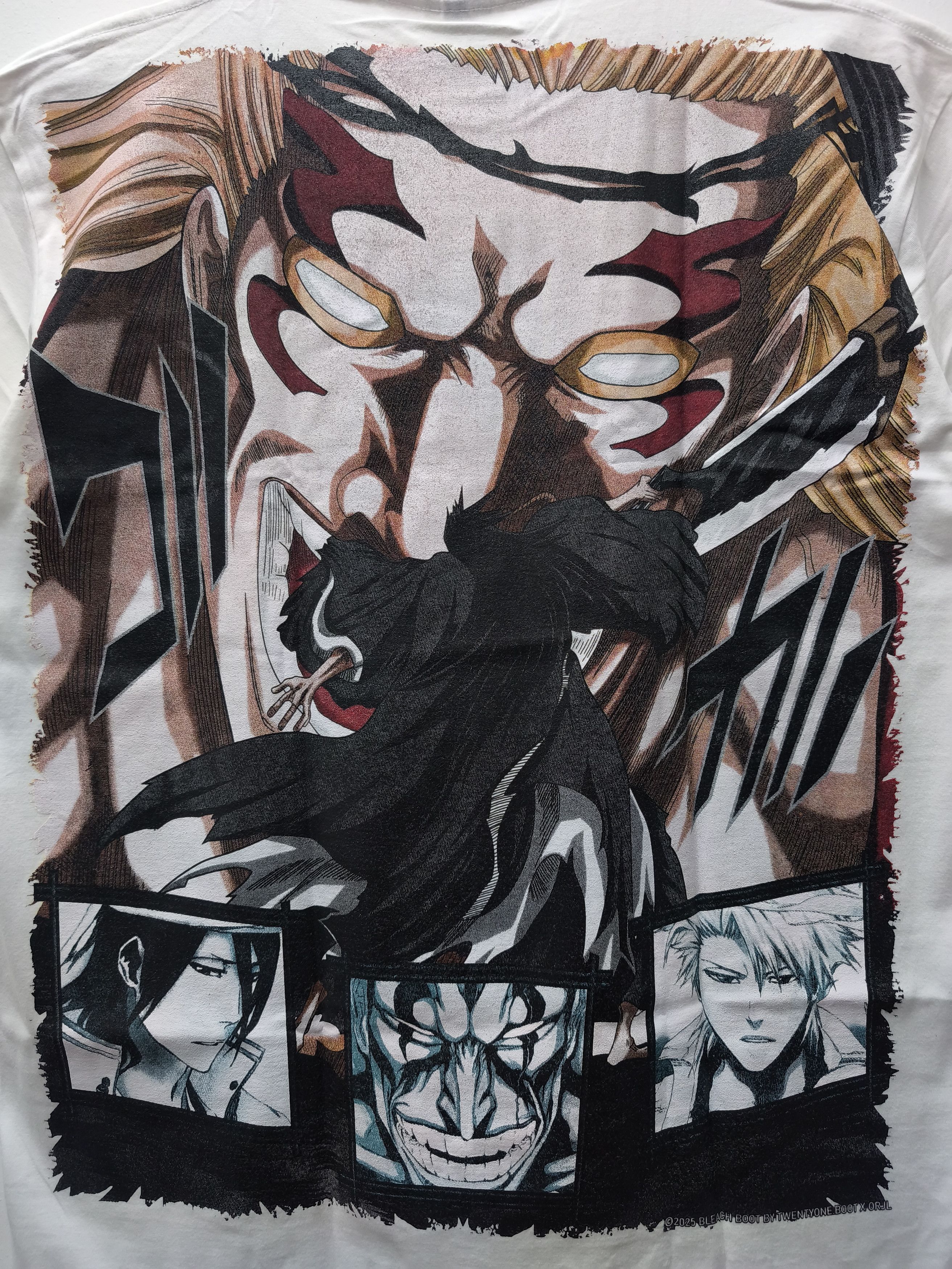 Anime Bleach Zaraki Kenpachi Jumbo Print T-shirt Size US XL / EU 56 / 4 - 10 Thumbnail