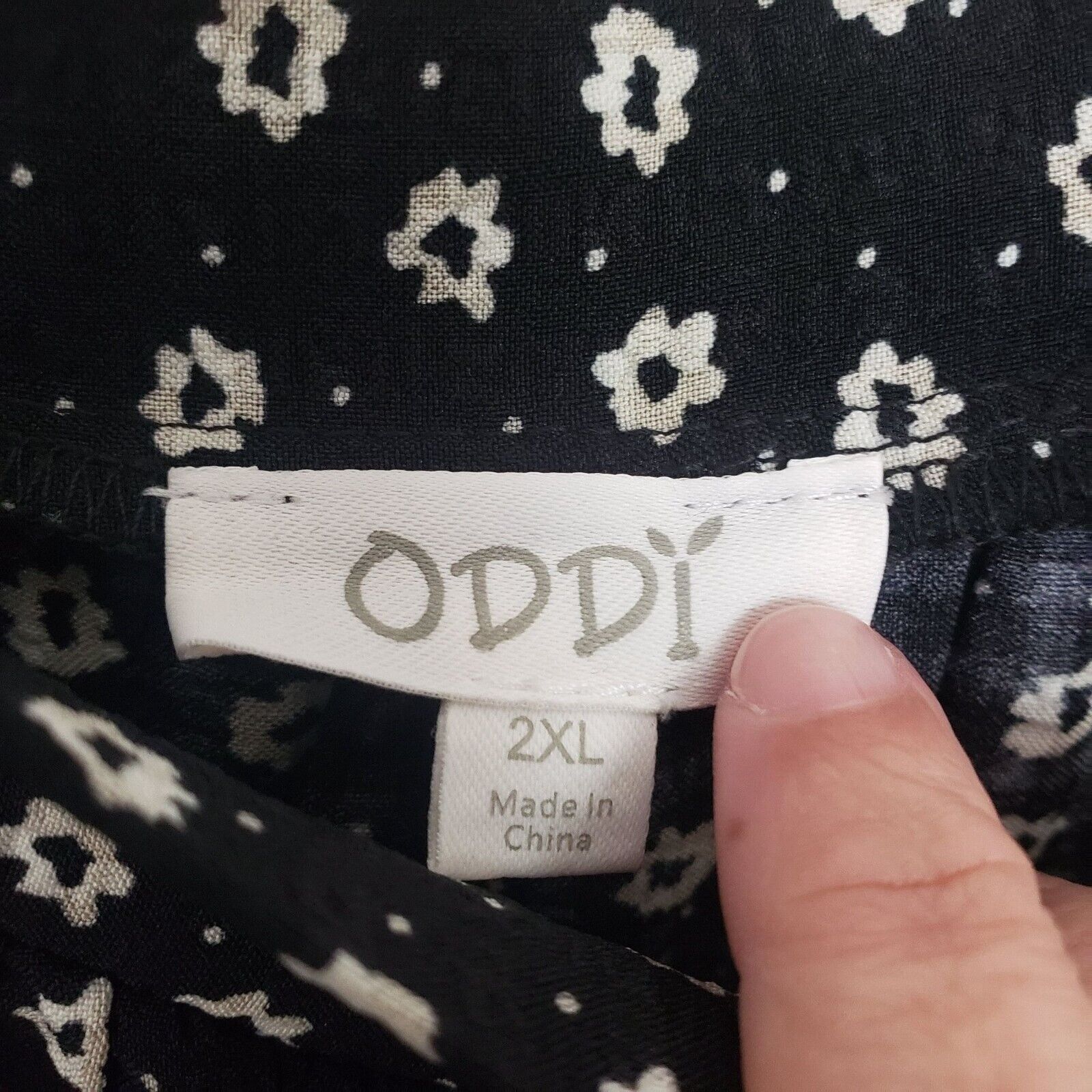 Designer Oddy Dress Womens Size 2XL Black Pink Colorblock Swiss Dot Size XXL / US 16-18 / IT 52-54 - 5 Thumbnail