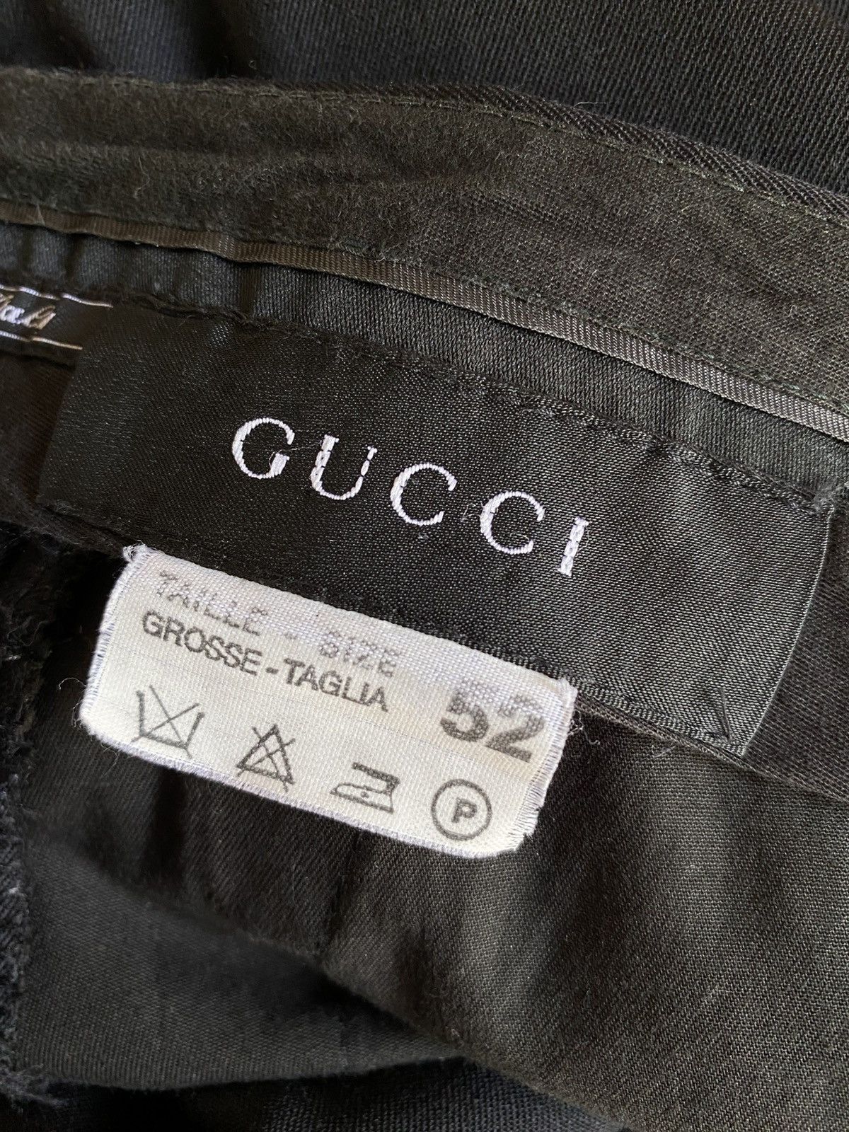 Gucci Gucci Black Tailored Straight-Leg Trousers Size US 38 / EU 54 - 11 Thumbnail