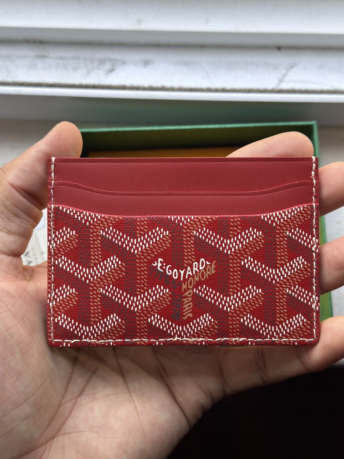 Goyard Goyard Saint Sulpice Card Holder - Red Size ONE SIZE - 5 Thumbnail