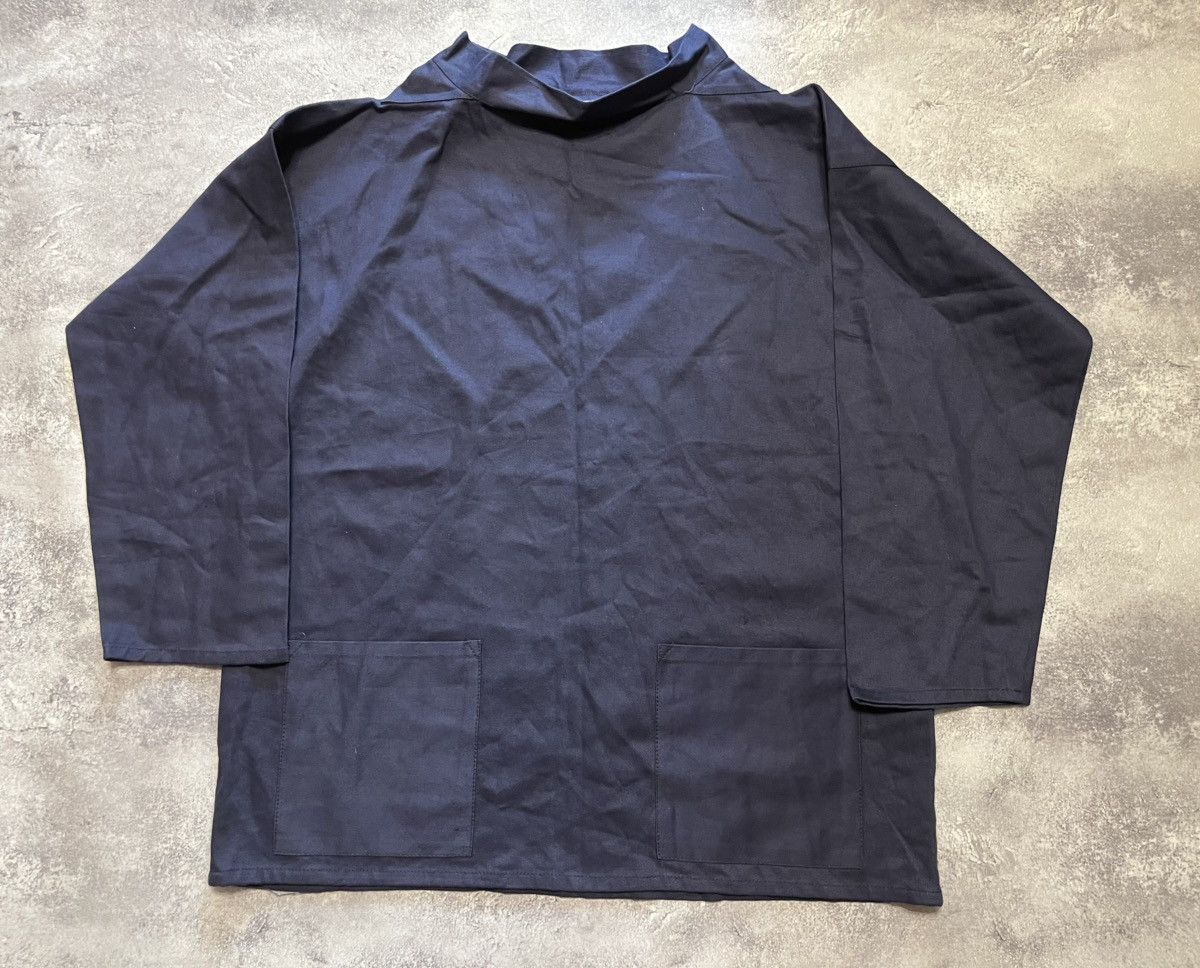 Vintage Vintage Newlyn Fisherman’s Smocks Shirt Navy Blue Size US L / EU 52-54 / 3 - 1 Thumbnail