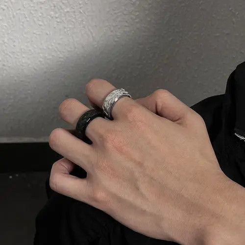 Jewelry Crazy Jewelry Rings Open Size Chrome Ring (Size 7-13) Size ONE SIZE - 4 Thumbnail