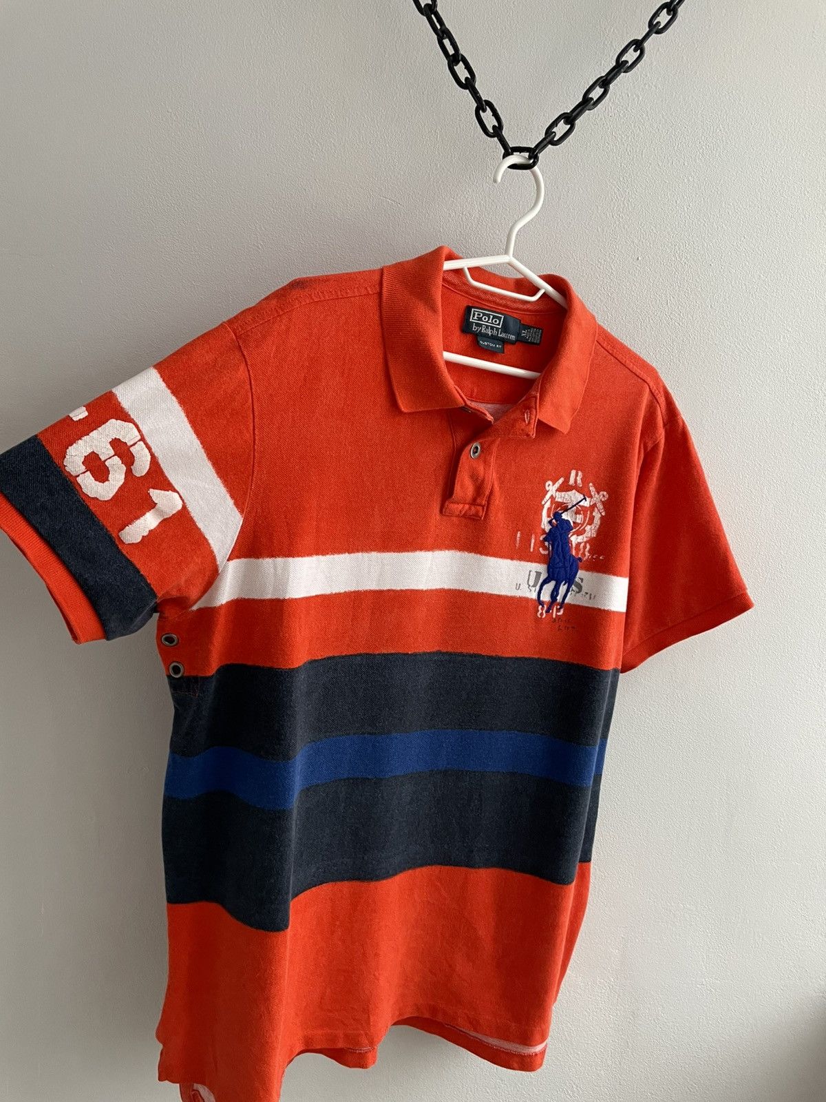 Polo Ralph Lauren Polo Ralph Lauren PRL vintage Stripped Polo Shirt Tee Size US XL / EU 56 / 4 - 3 Thumbnail