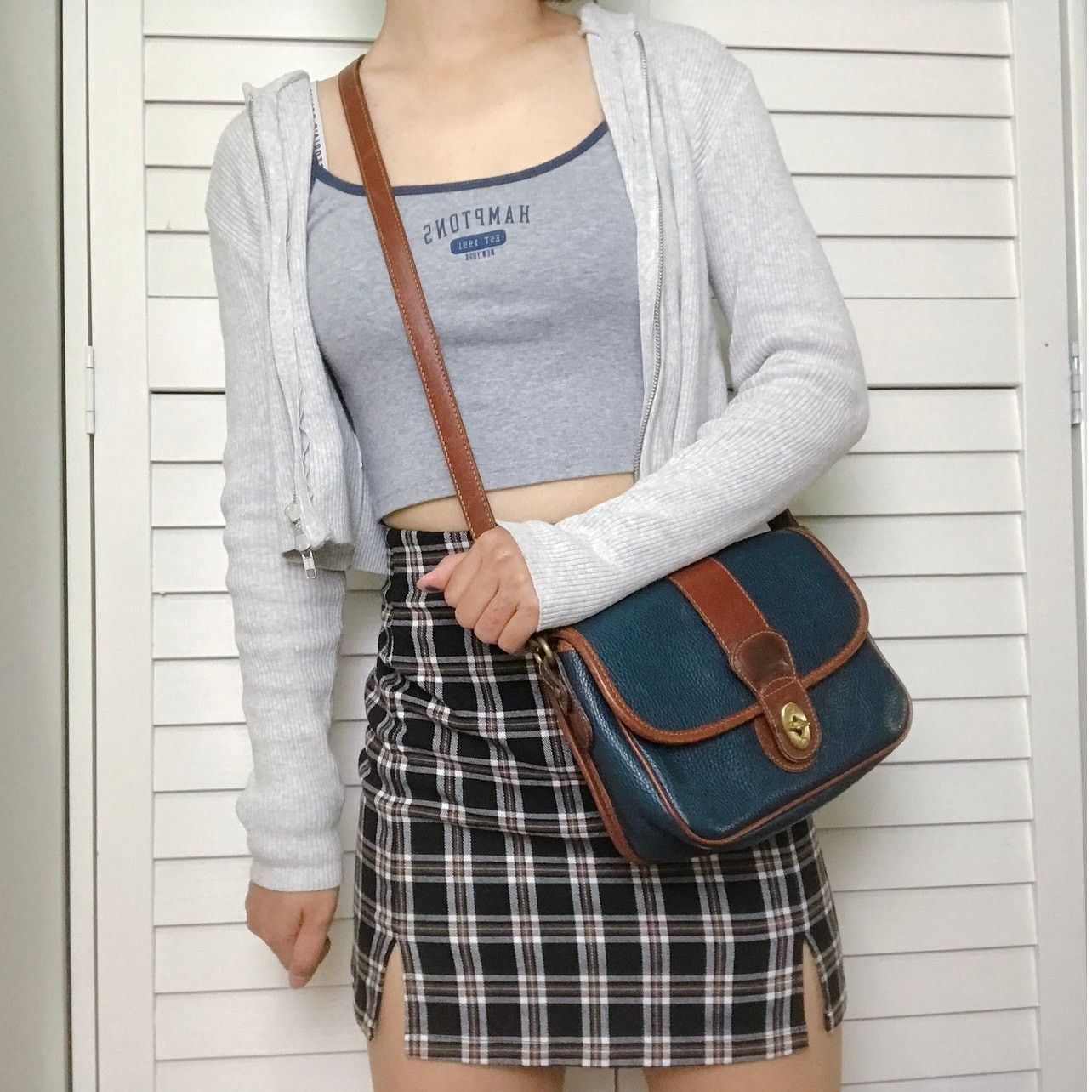 Coach COACH Vintage Sheridan Mayfield Bag in Black & Tan no. 4224 Size ONE SIZE - 3 Thumbnail
