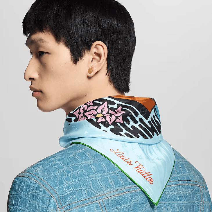 Louis Vuitton LV City Stamp Bandana Size ONE SIZE - 4 Thumbnail