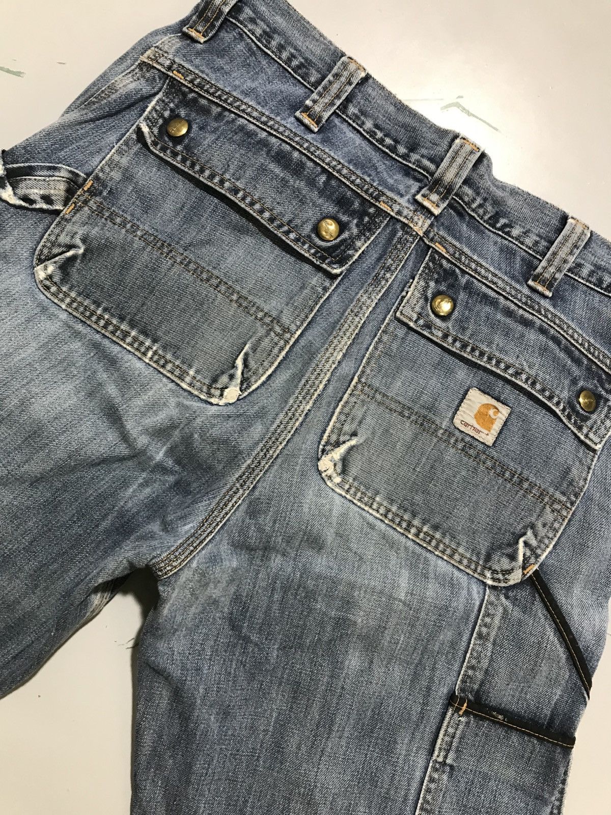 Carhartt Vintage carhartt EB229 DKW double knee repaired denim Size US 32 / EU 48 - 11 Thumbnail