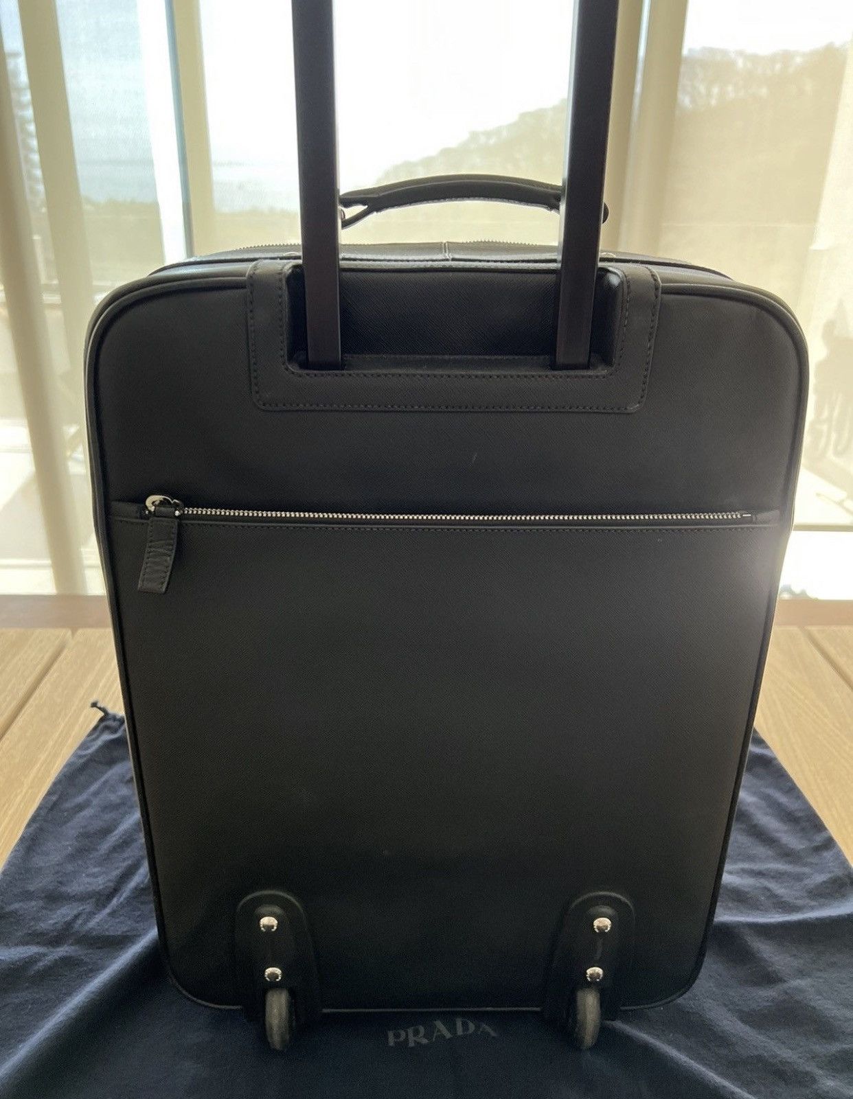 Prada Saffiano Leather Travel Suitcase | Carry On Size ONE SIZE - 18 Thumbnail