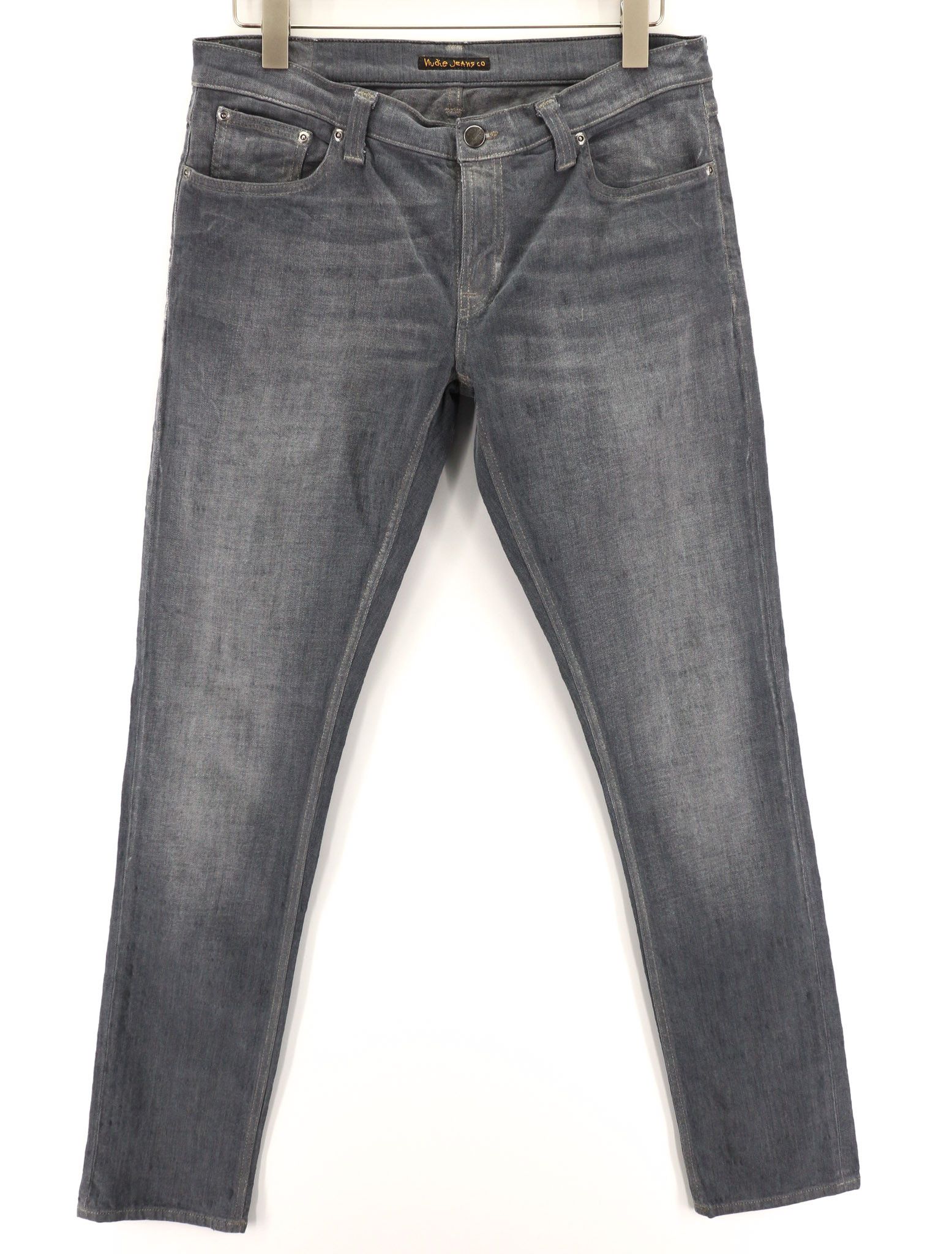 Nudie Jeans TIGHT LONG JOHN W33/L34 Organic Charcoal Zip Fit 80706 Size US 33 - 1 Thumbnail