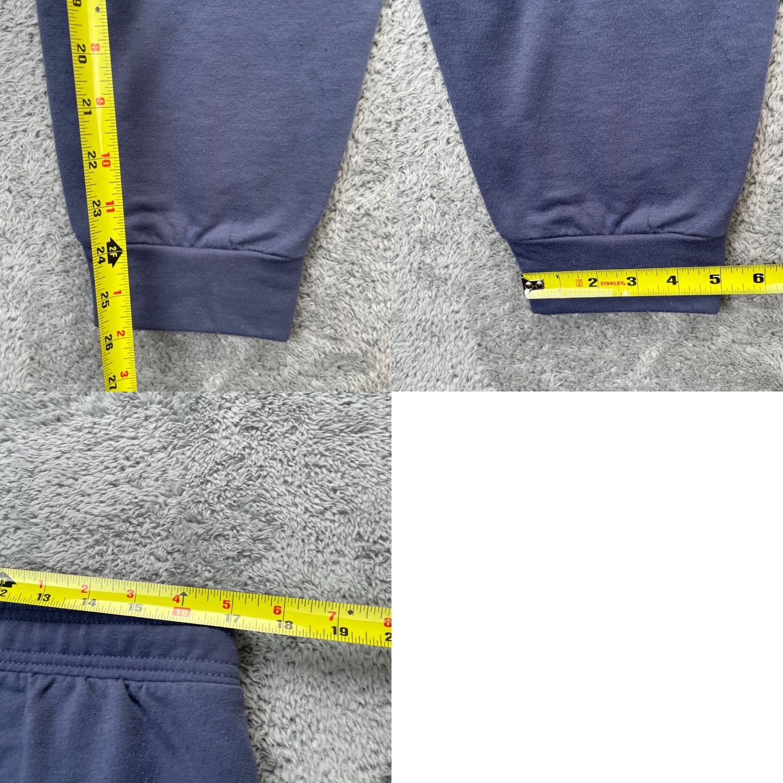 Eddie Bauer Eddie Bauer Pants Womens Large Blue Lounge Jogger French Terry Lined Tapered Leg Size 36" / US 14 / IT 50 - 8 Thumbnail