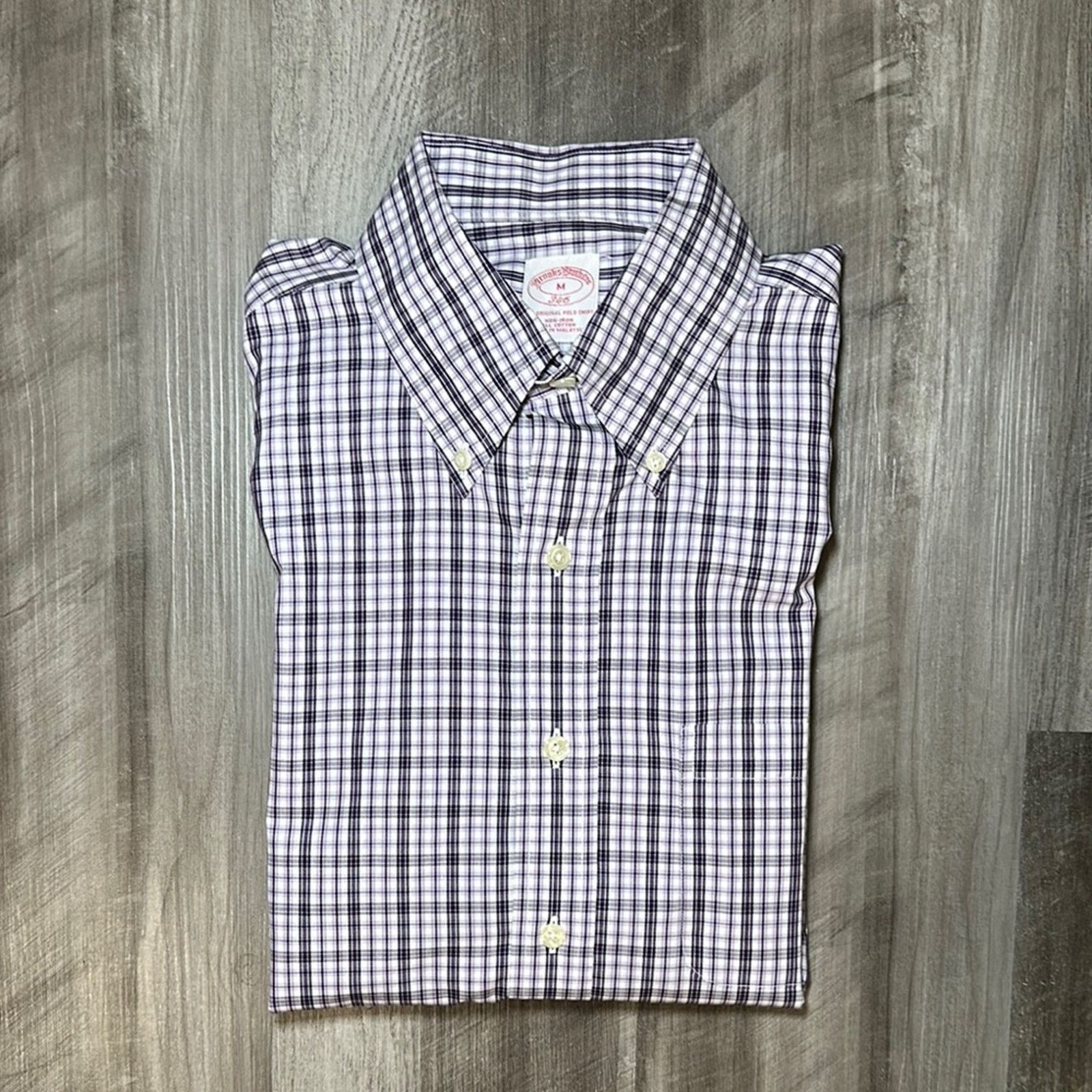 Brooks Brothers Brooks Brothers 346 Plaid Long Sleeve Button Down - Medium Size US M / EU 48-50 / 2 - 1 Thumbnail