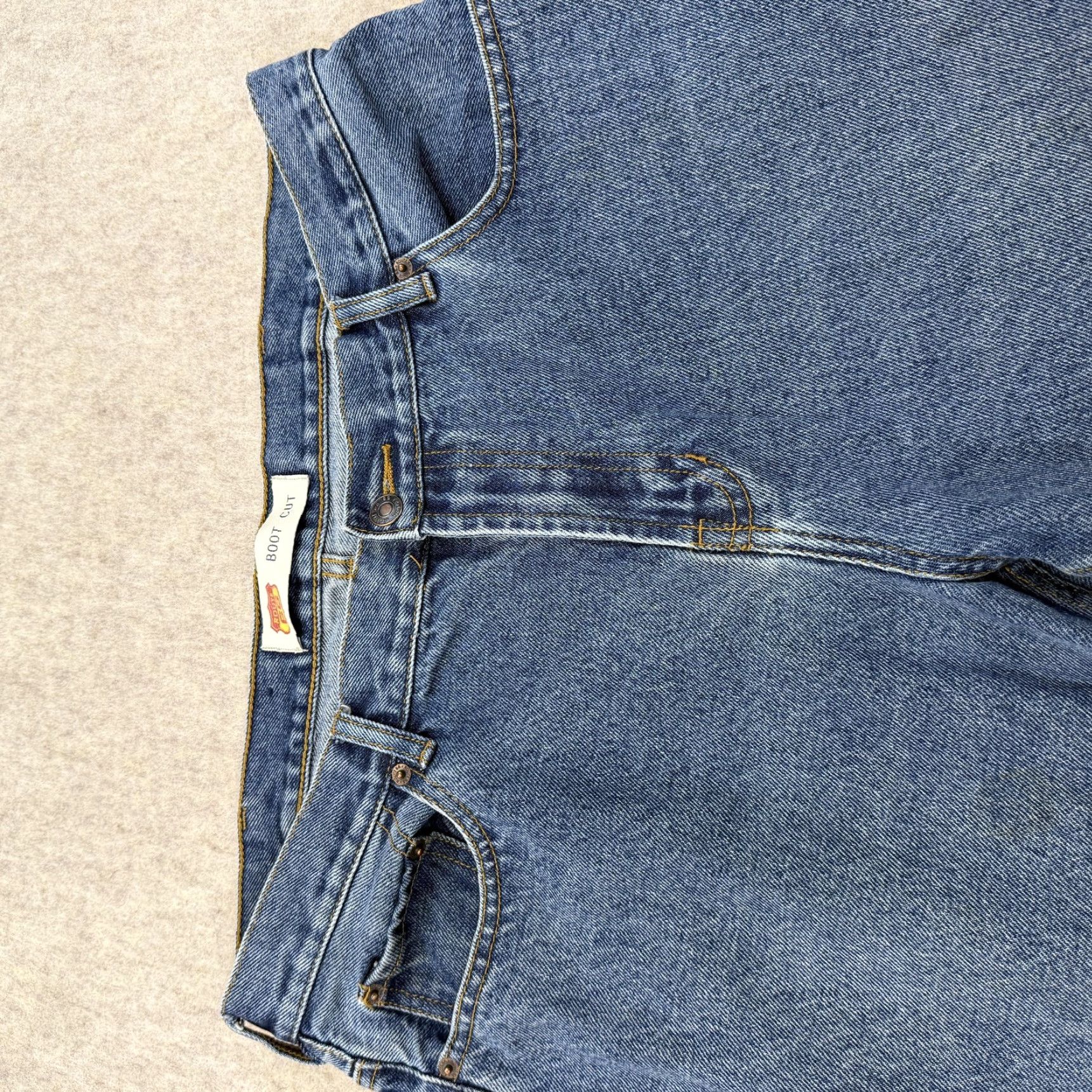 Route 66 Route 66 Jeans Mens 36x30 Blue Boot Cut Denim Medium Wash Classic 5 Pocket Size US 36 / EU 52 - 7 Thumbnail