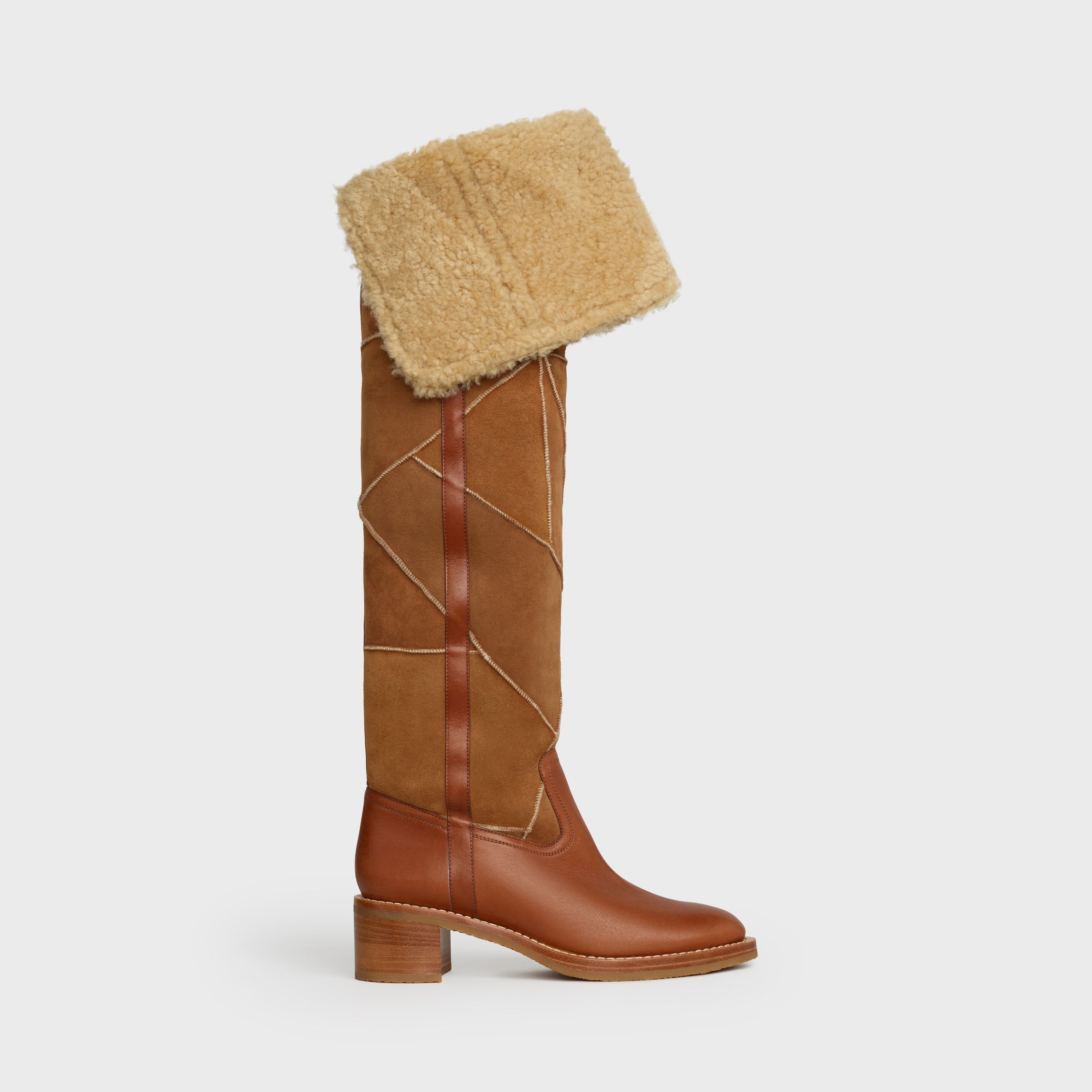 Celine o1y0725 Boots in Tan Size US 9 / IT 39 - 1 Thumbnail