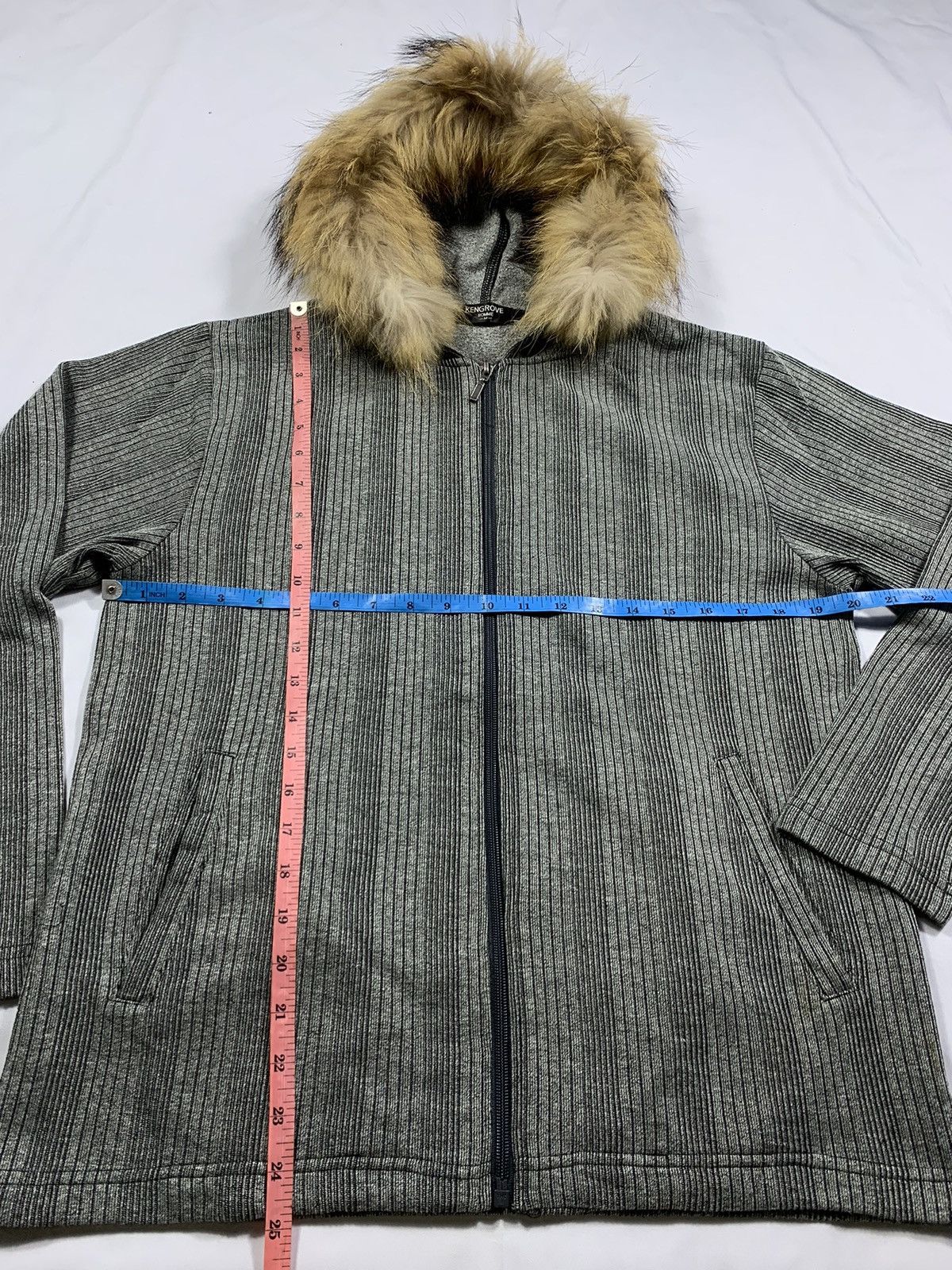 If Six Was Nine × Japanese Brand × Le Grande Bleu (L.G.B.) Japanese Kengrove Home Zip Fur Hoodie Size US M / EU 48-50 / 2 - 6 Thumbnail
