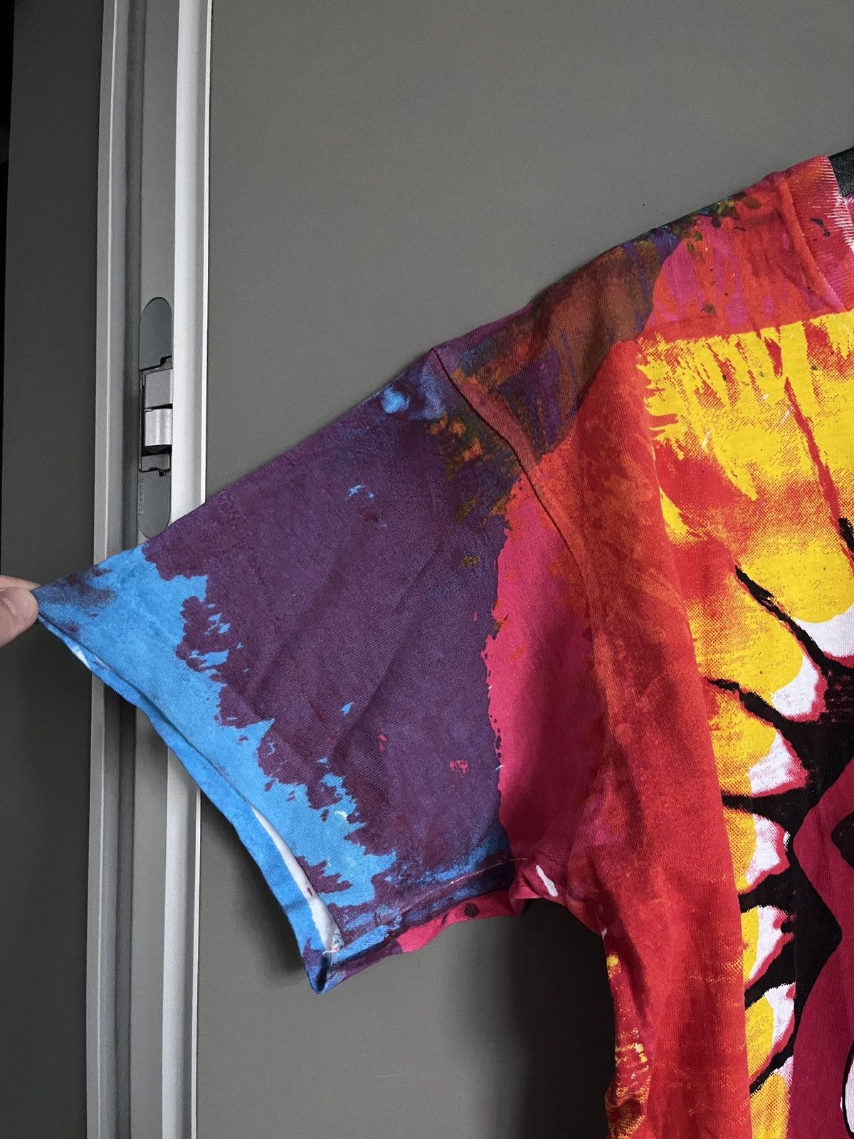 The Rolling Stones × Vintage The Rolling Stones Vintage Single Stitch Tie Dye T-shirt Size US L / EU 52-54 / 3 - 7 Thumbnail