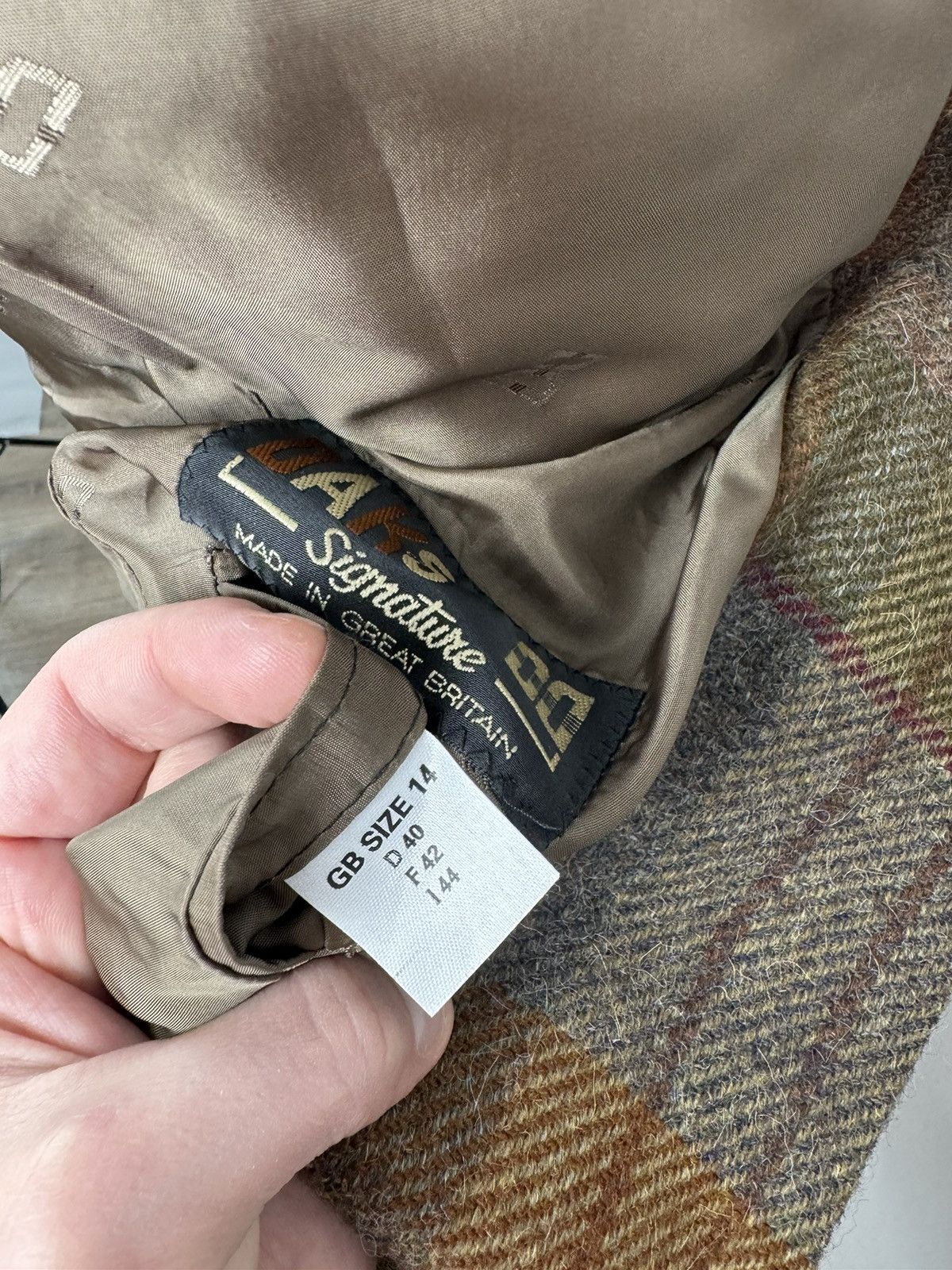 DAKS × Vintage Women’s Vintage DAKS London Wool/Alpaca Coat size GB 14 Size L / US 10 / IT 46 - 11 Thumbnail