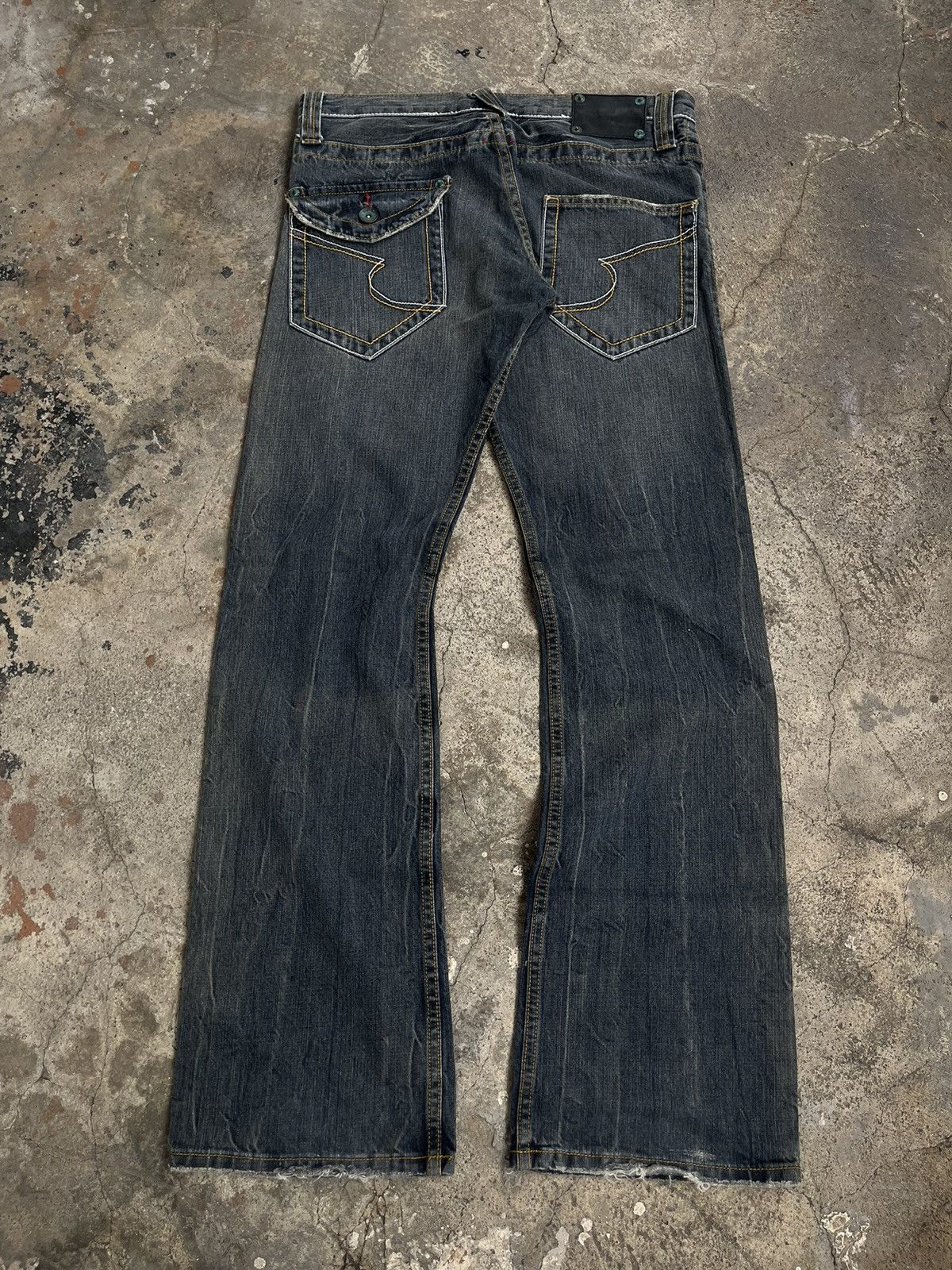 5351Pour Les Hommes side zip boots vkei SIDE ZIP MID BOOTS (Black)