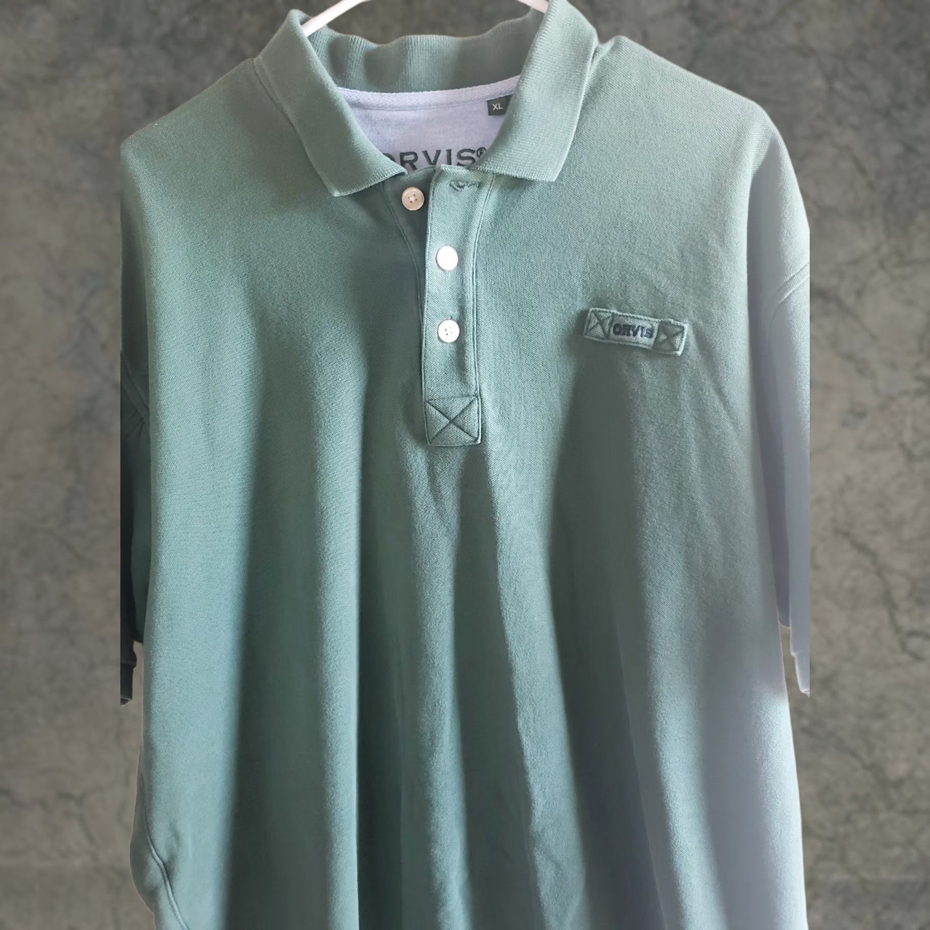 Orvis Orvis Polo Shirt Mens XL Short Sleeve Green Cotton Chest Logo Slit Size US XL / EU 56 / 4 - 1 Thumbnail