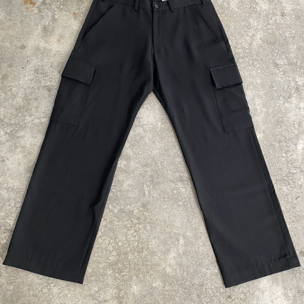 Yohji Yamamoto SS08 Runway Y’s Yohji Yamamoto Wool Gabardine Cargo Pants Size US 32 / EU 48 - 6 Thumbnail