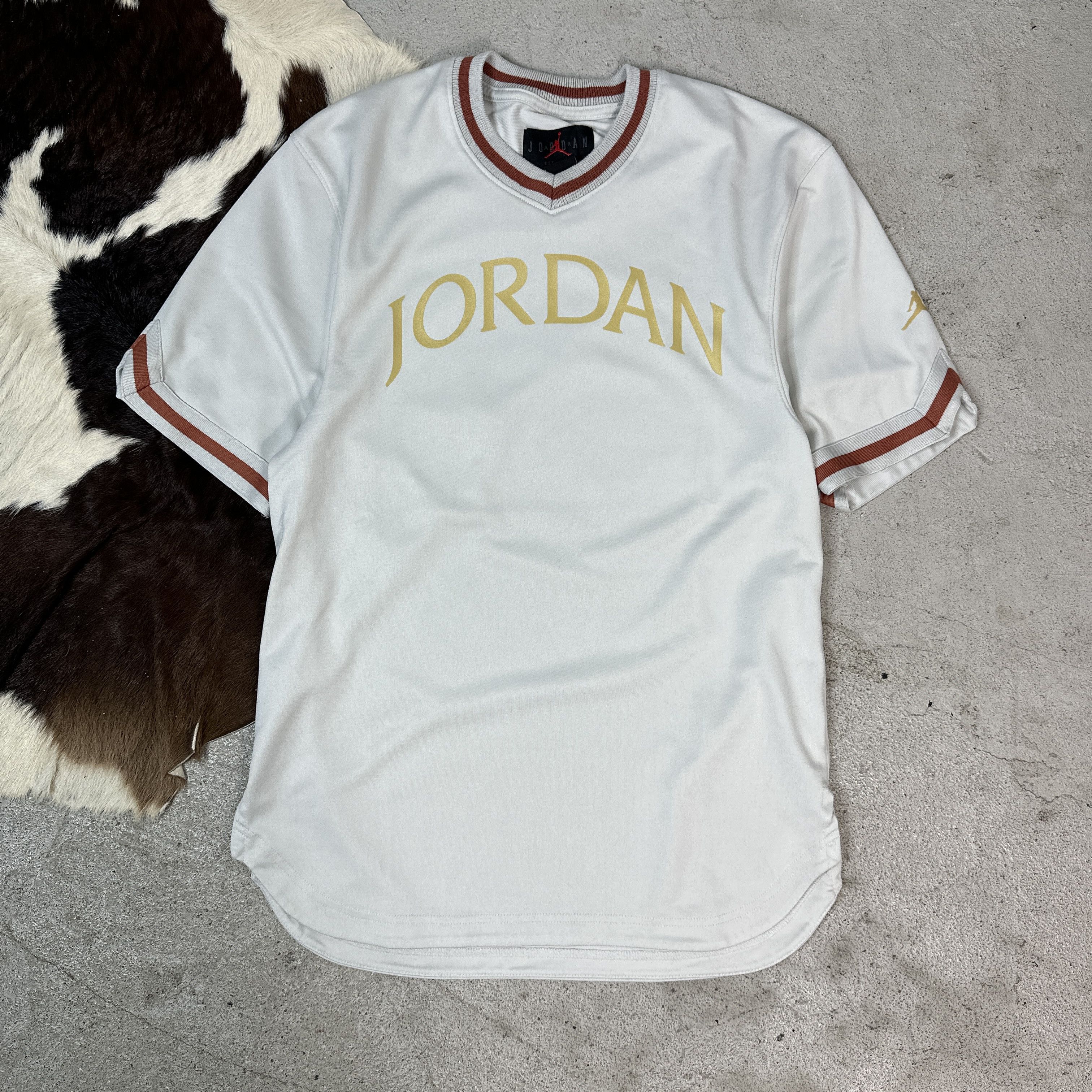 Vintage Jersey Jordan T-shirt Size US M / EU 48-50 / 2 - 2 Thumbnail