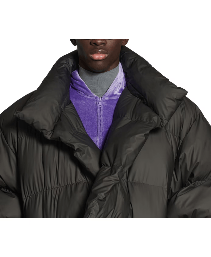 Balenciaga o1mt1gz0924 Wrap Puffer Jacket in Black Size US M / EU 48-50 / 2 - 5 Thumbnail