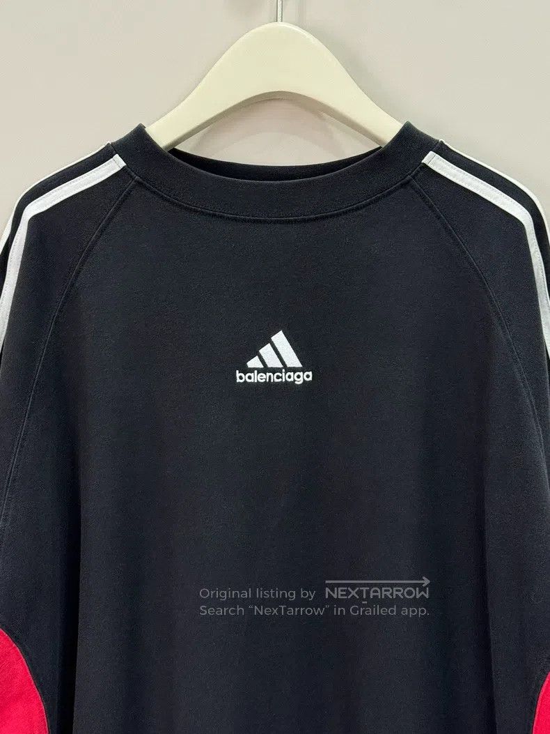 Balenciaga Balenciaga Black and red patched short-sleeved shirt Size US L / EU 52-54 / 3 - 3 Thumbnail