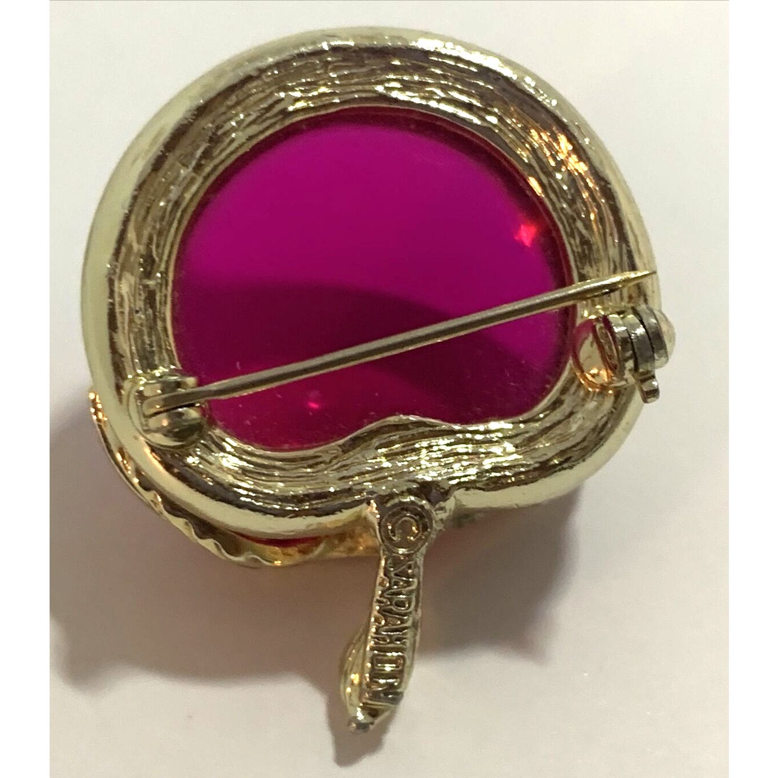 Other Sarah Convent Vtg Lucite Jelly Belly Apple Cherry Brooch Size ONE SIZE - 7 Thumbnail