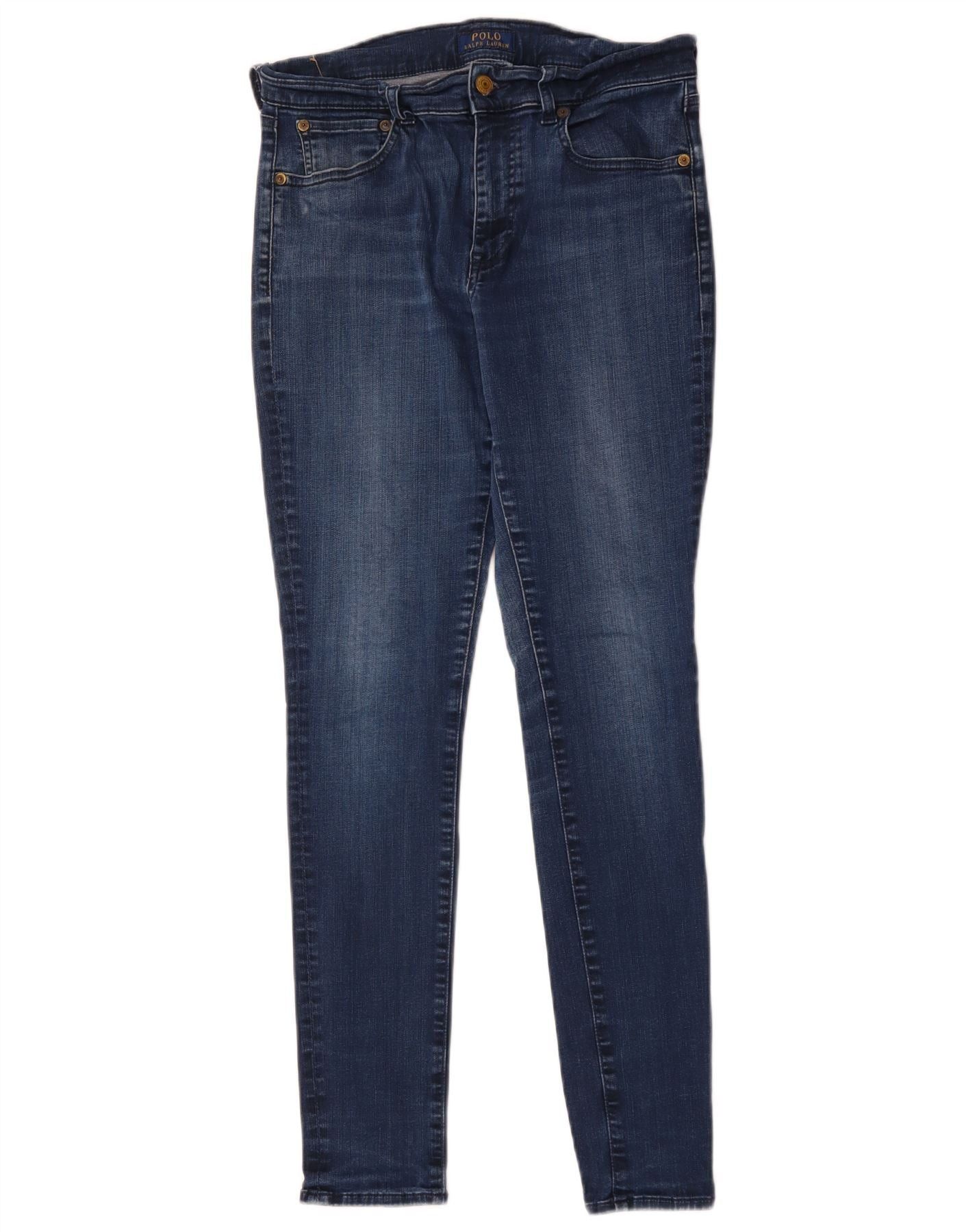 Polo Ralph Lauren Womens Varick Legging Skinny Jeans W30 L29 Blue Cotton Size 24" / US 00 / IT 34 - 1 Thumbnail