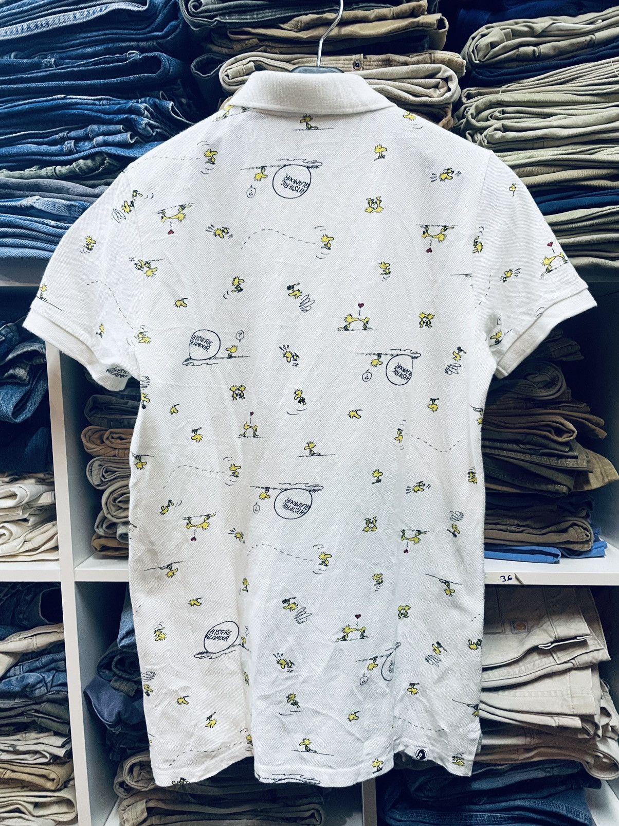 Hysteric Glamour × Japanese Brand × Peanuts Hysteric Glamour X Peanuts Woodstock polo shirt Size US M / EU 48-50 / 2 - 3 Thumbnail