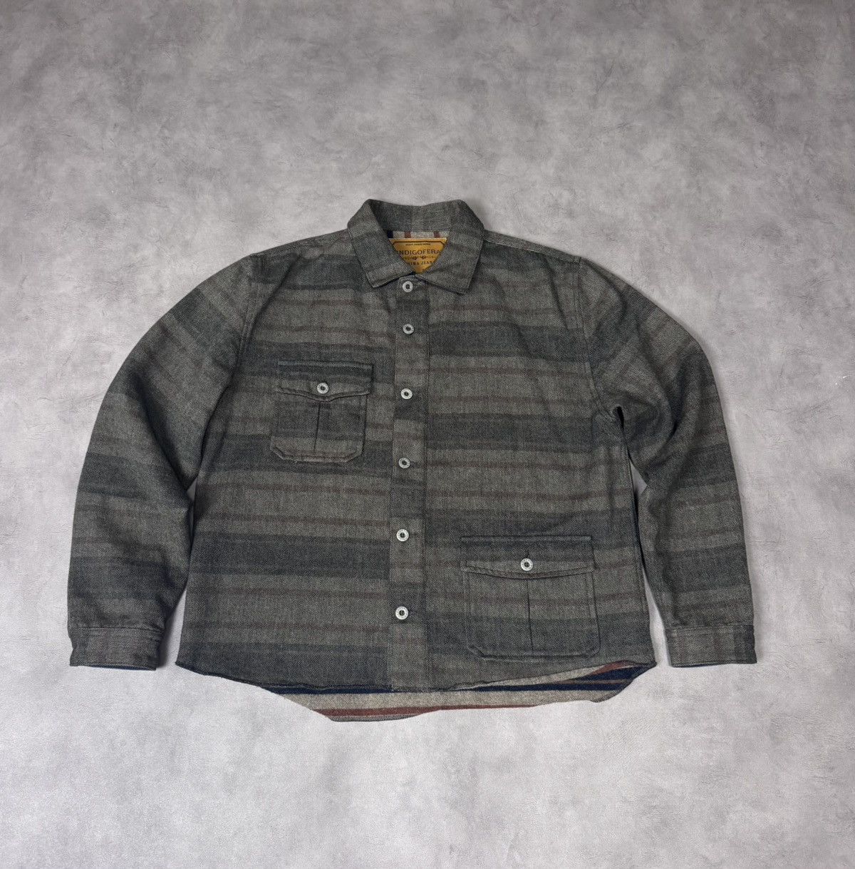 Indigofera Indigofera Men's Con/Wool Shirt/Jacket Hepcat Edition Size:L Size US L / EU 52-54 / 3 - 2 Thumbnail