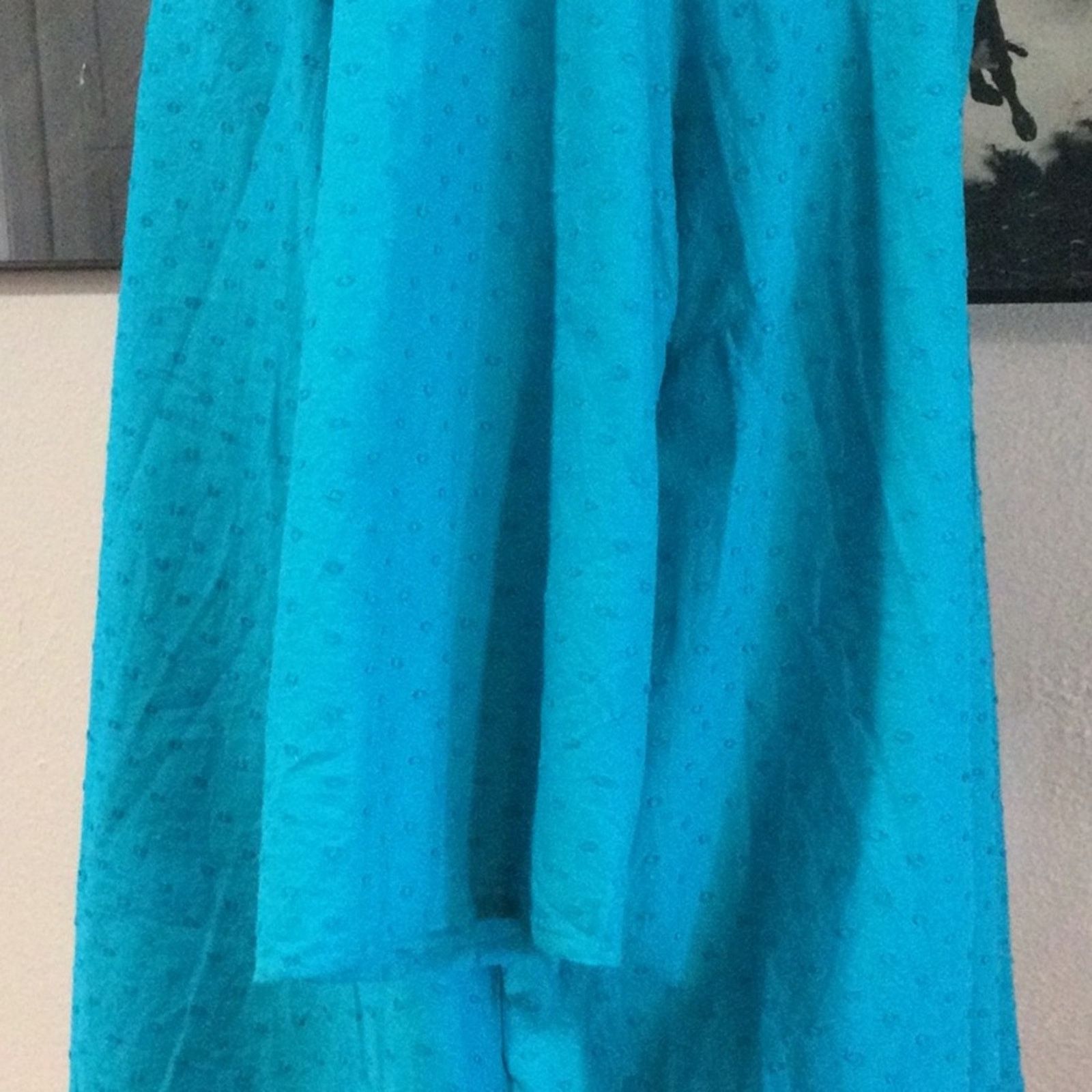 Other Catherines Turquoise Pleated Tunic Top SZ 4X 30/32W Size 4XL / US 24-26 - 6 Thumbnail