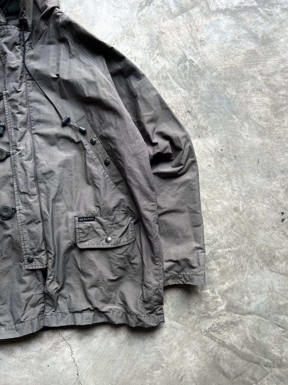 Alpha Industries Vintage Faded Alpha Industries Military Parka Jacket Size US L / EU 52-54 / 3 - 6 Thumbnail