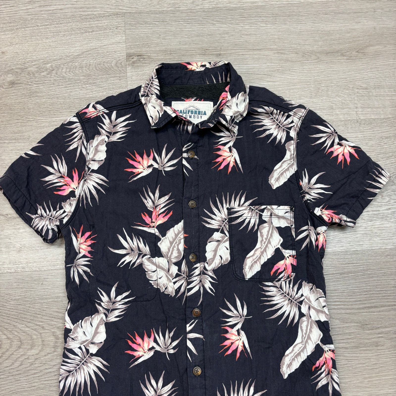 Other California Cowboy High Water Fleece Lined Hawaiian Shirt Sm Size US S / EU 44-46 / 1 - 2 Thumbnail