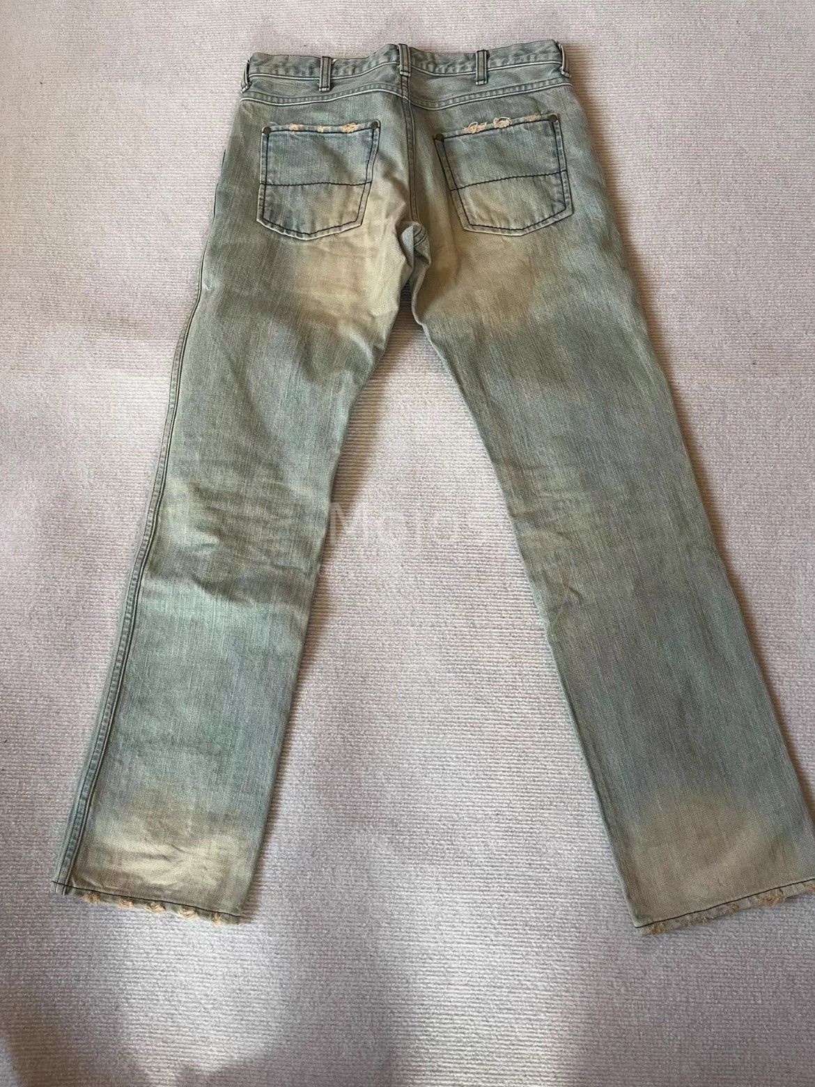 Number (N)ine Sz 1 Number Nine 02AW Mud Washed Denim-2508 Size US 28 / EU 44 - 1 Thumbnail