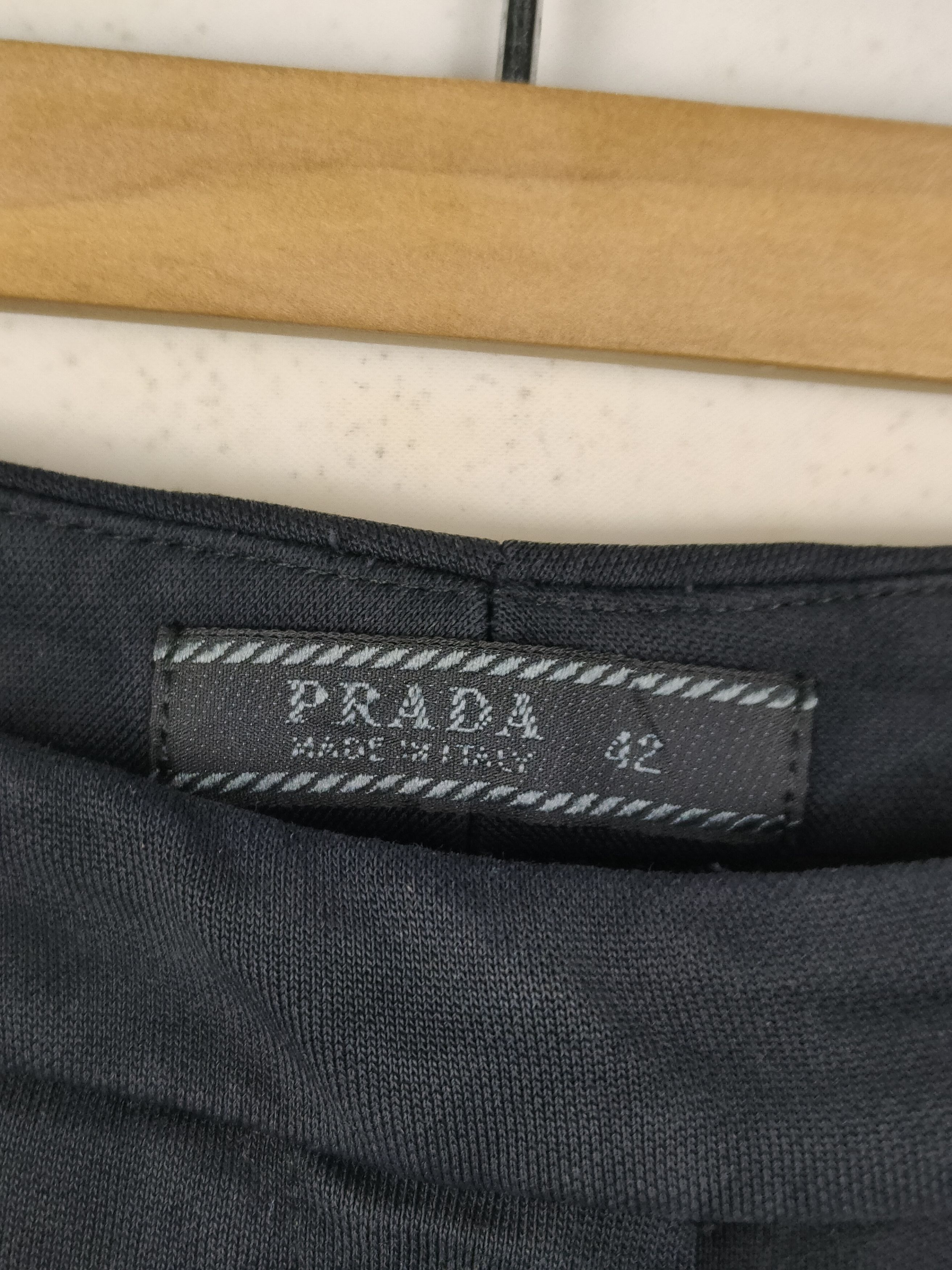 Prada Prada straight-leg pants in black Polyester Size 28" / US 6 / IT 42 - 3 Thumbnail